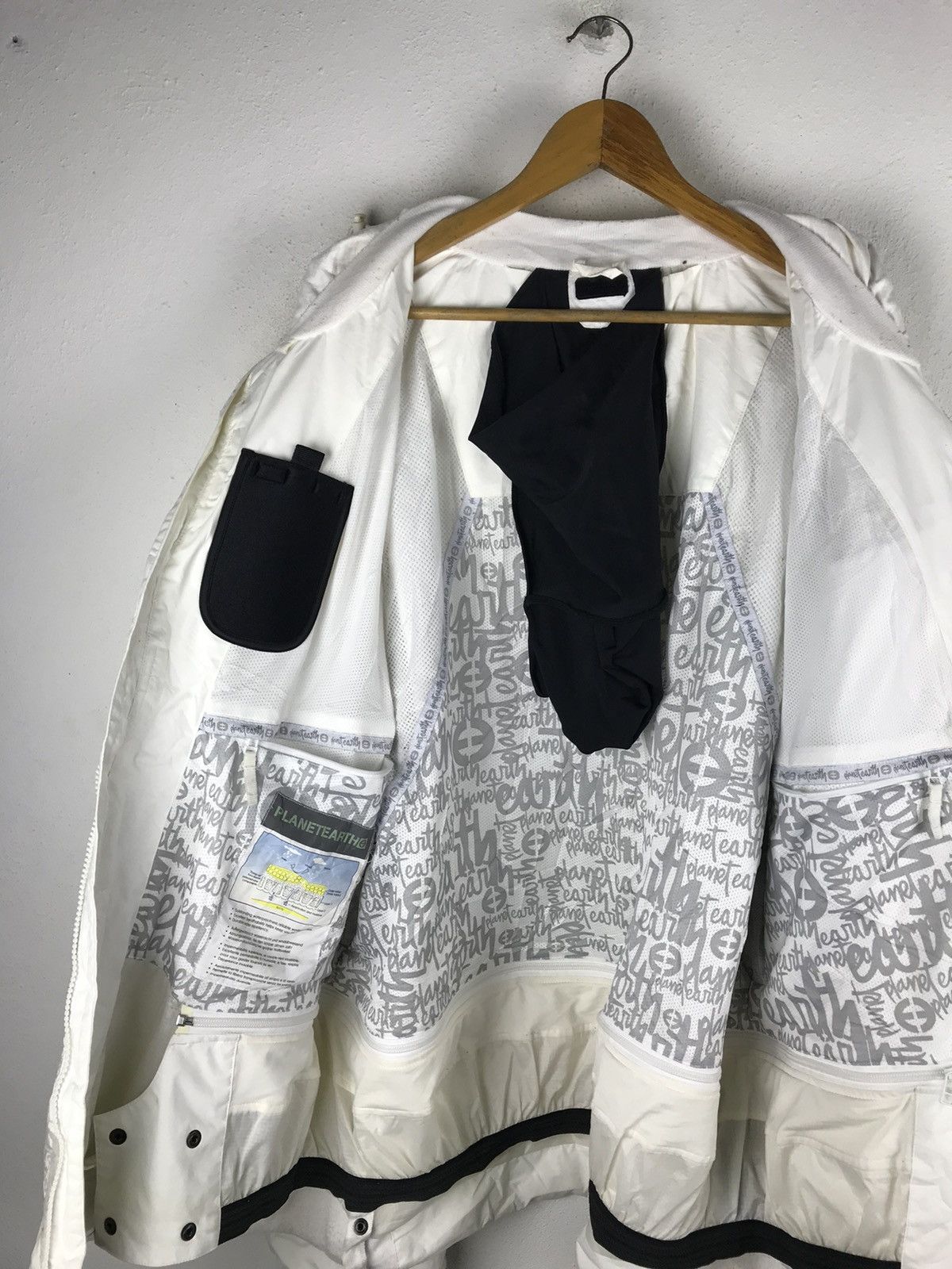 Japanese Brand Remake Earthy EP Snowboard Jacket White/Gray Camo Patchwork Size US L / EU 52-54 / 3 - 10 Thumbnail