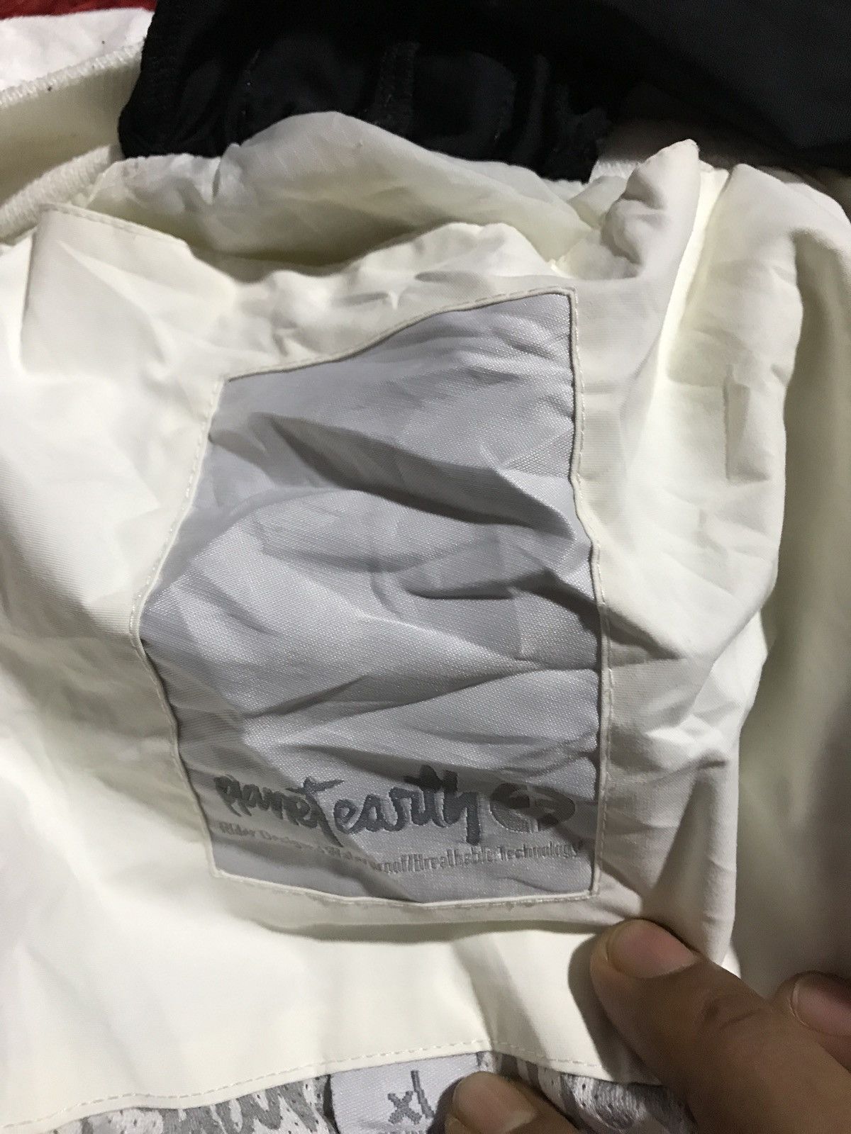 Japanese Brand Remake Earthy EP Snowboard Jacket White/Gray Camo Patchwork Size US L / EU 52-54 / 3 - 11 Thumbnail