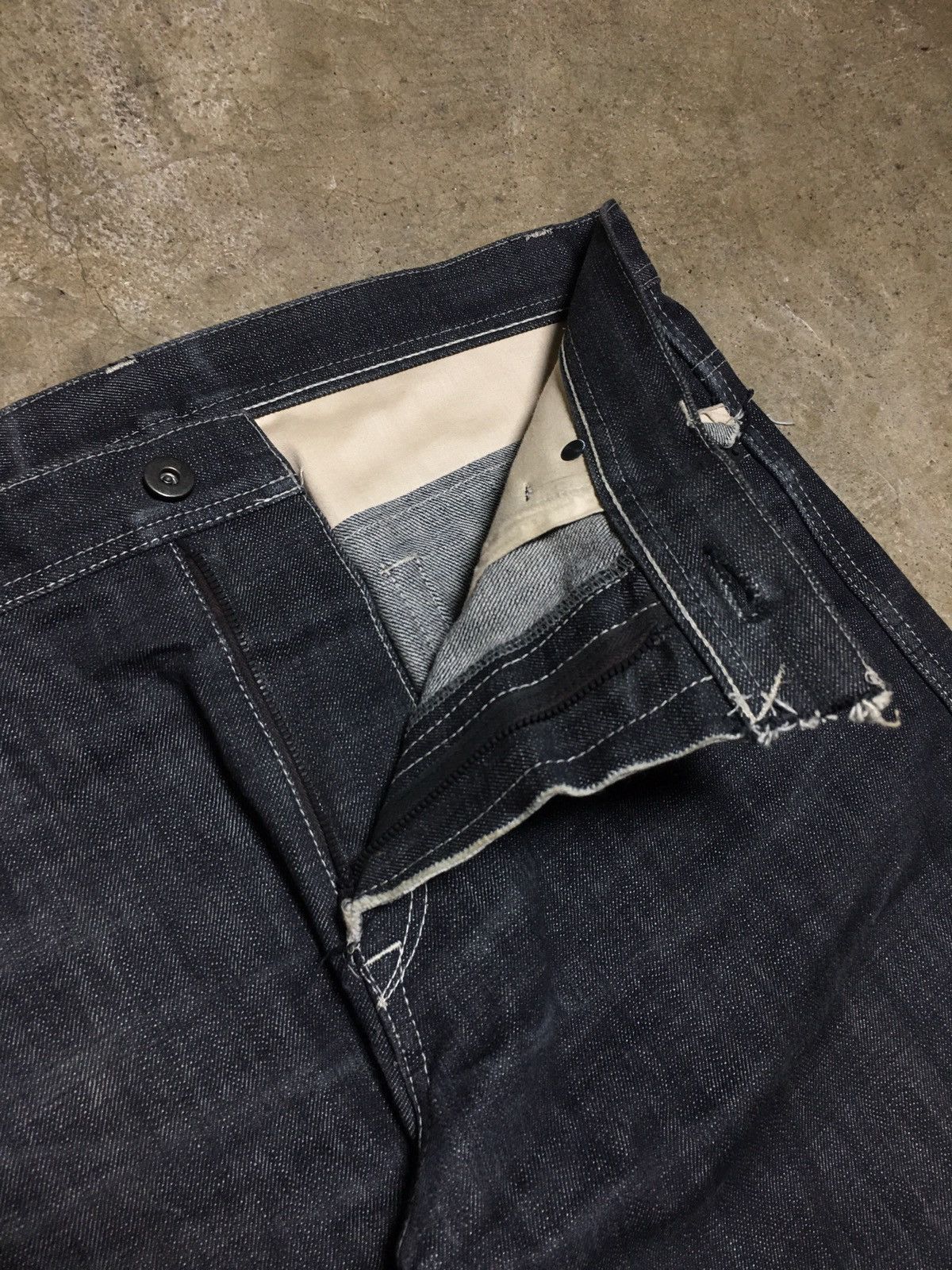 Y's × Yohji Yamamoto Y's Unfinished Denim Pants Size US 34 / EU 50 - 7 Thumbnail