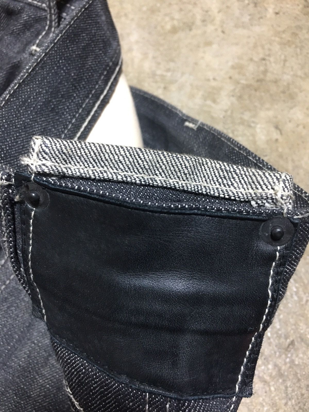 Y's × Yohji Yamamoto Y's Unfinished Denim Pants Size US 34 / EU 50 - 16 Thumbnail