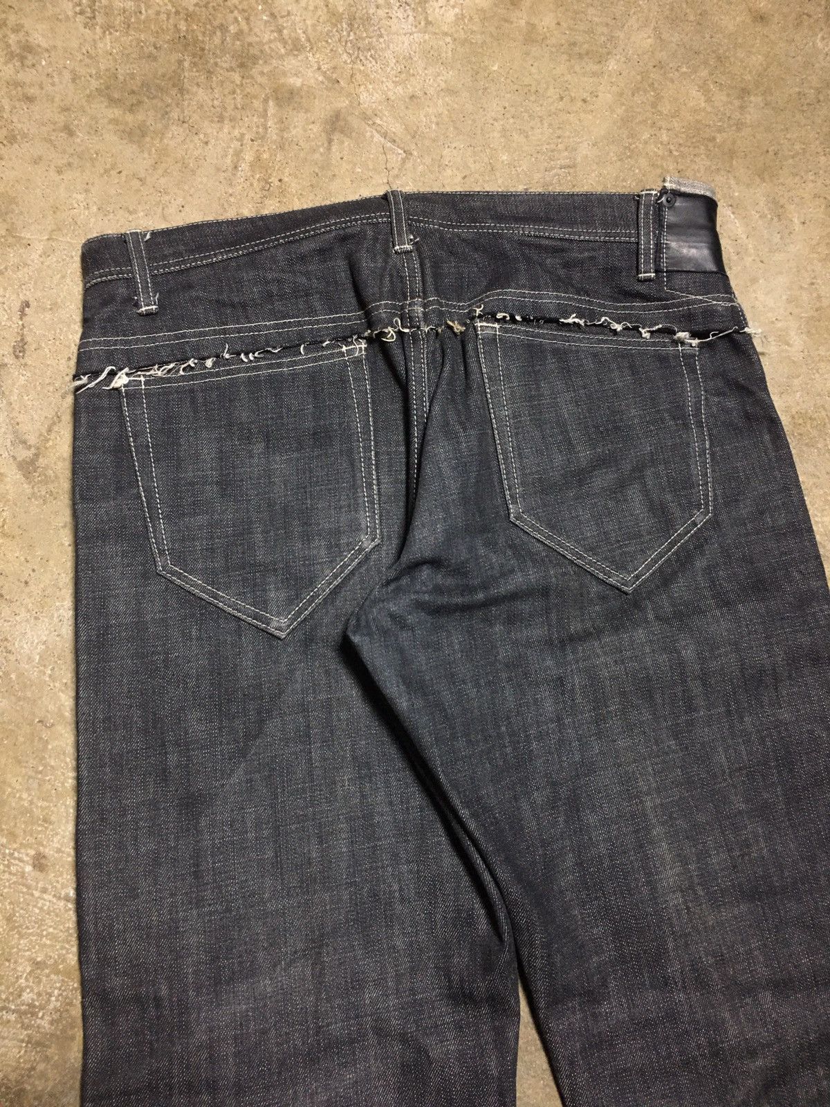 Y's × Yohji Yamamoto Y's Unfinished Denim Pants Size US 34 / EU 50 - 11 Thumbnail