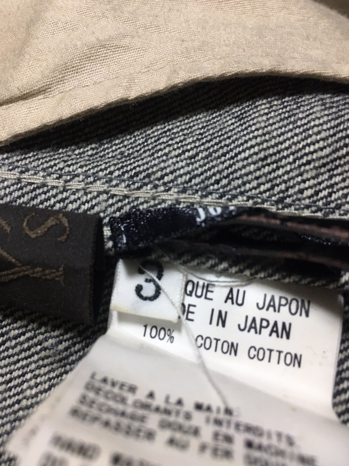 Y's × Yohji Yamamoto Y's Unfinished Denim Pants Size US 34 / EU 50 - 19 Thumbnail