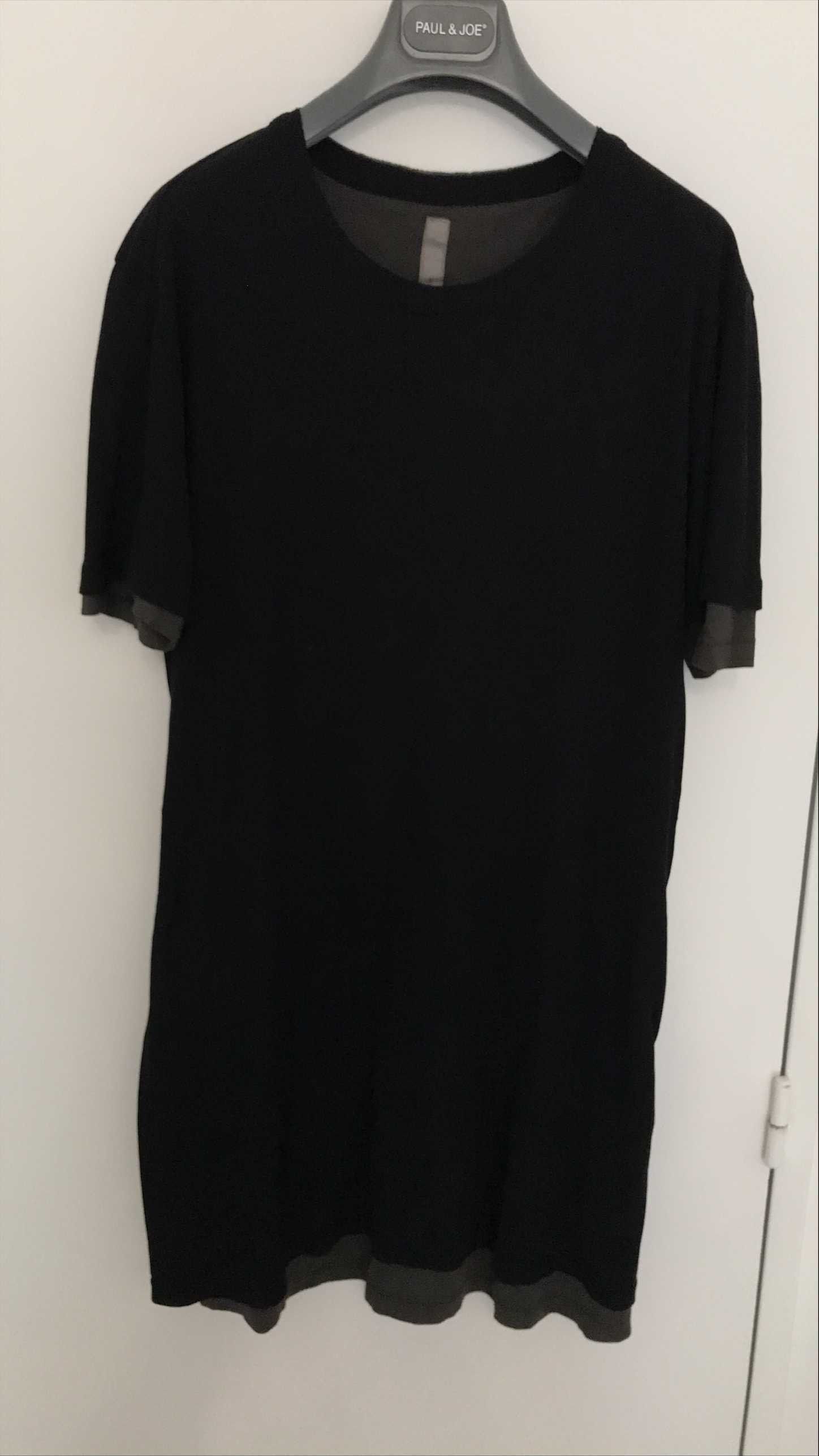 Silent By Damir Doma DAMIR DOMA DOUBLE LAYER TEE SHIRT | Grailed