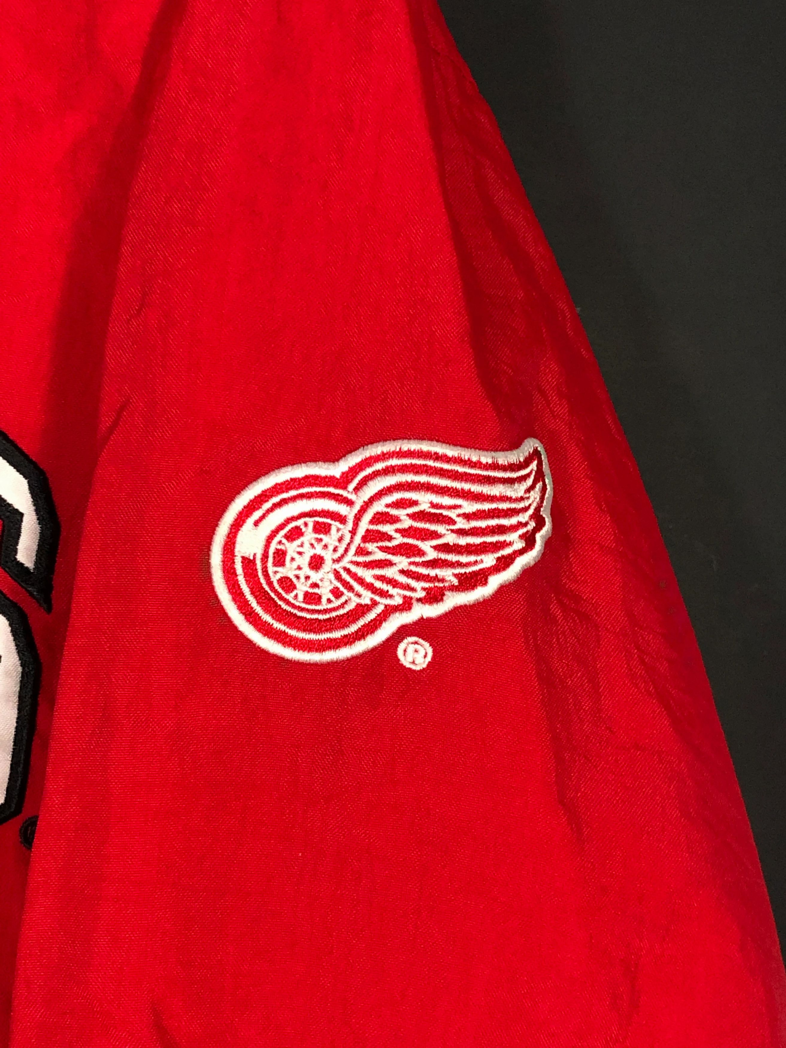 NHL × Vintage Vintage 90's Detroit Red Wings Nylon Pullover Windbreaker Size US L / EU 52-54 / 3 - 5 Thumbnail