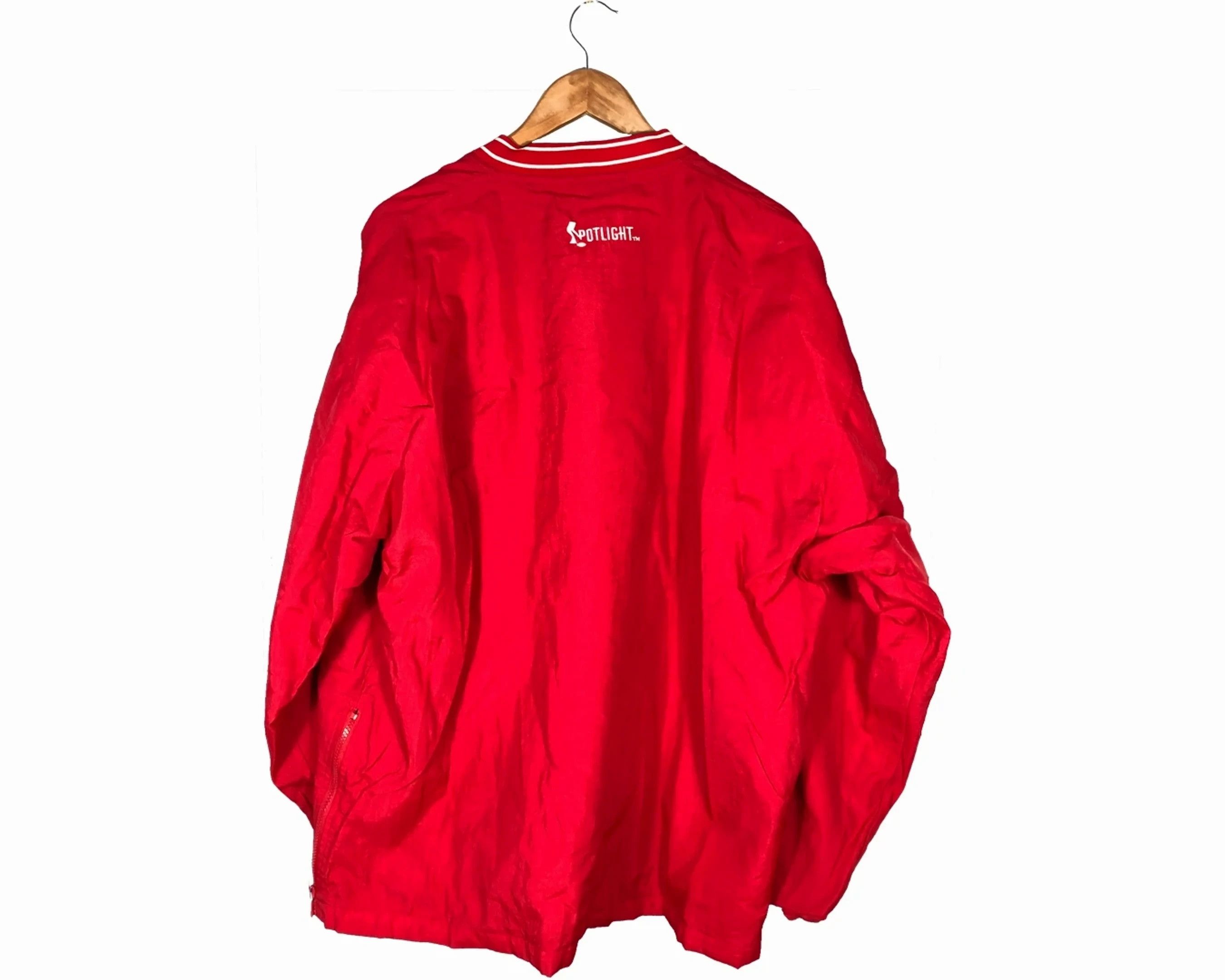 NHL × Vintage Vintage 90's Detroit Red Wings Nylon Pullover Windbreaker Size US L / EU 52-54 / 3 - 2 Thumbnail