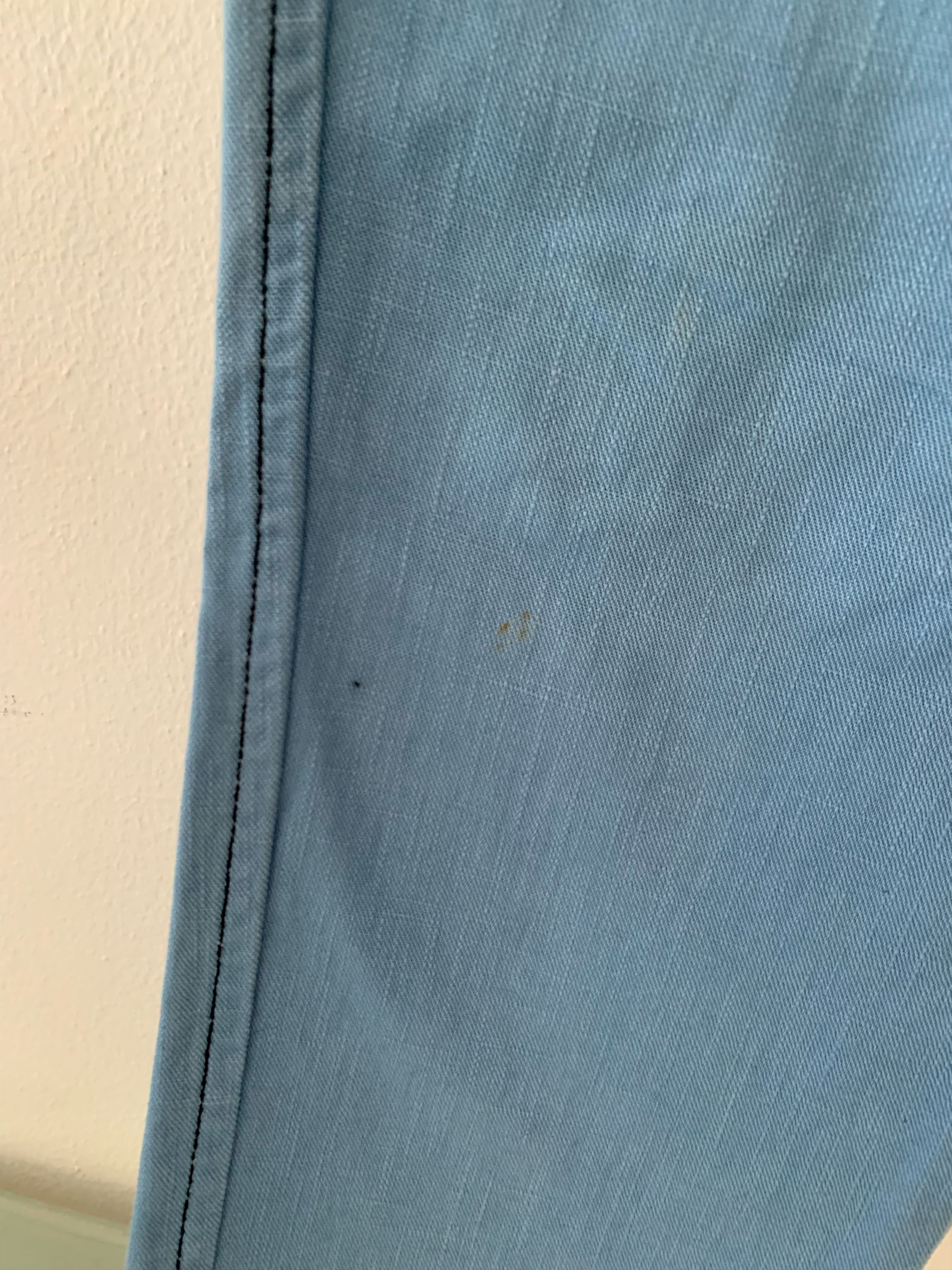 Number (N)ine AW08 Blue Cotton Cropped Pants Size US 28 / EU 44 - 5 Thumbnail