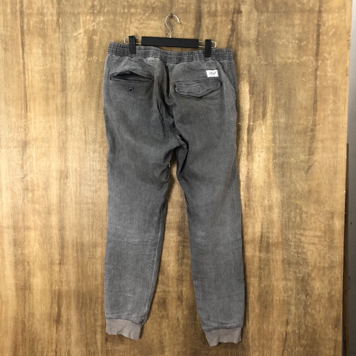 Rlex Denim faded Grey Joggers distressed pants #6306