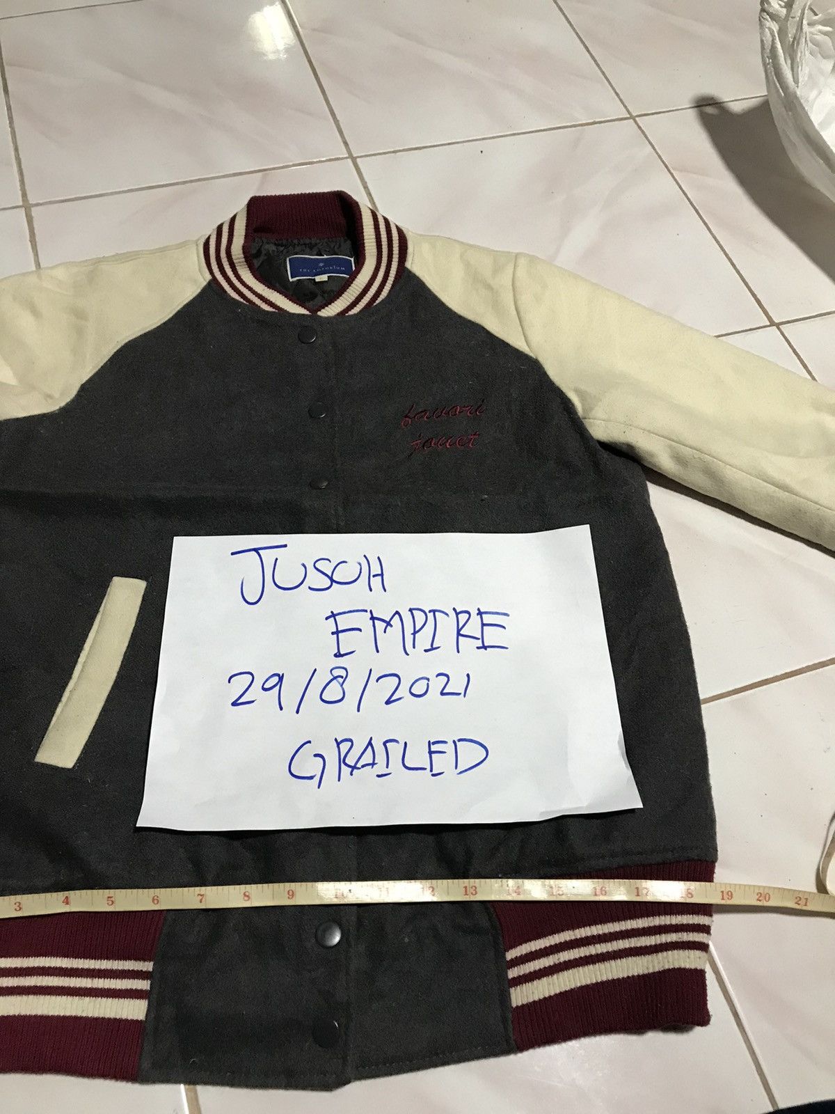 Other THE EMPORIUM VARSITY JACKET WOOL FABRIC Size US M / EU 48-50 / 2 - 7 Thumbnail