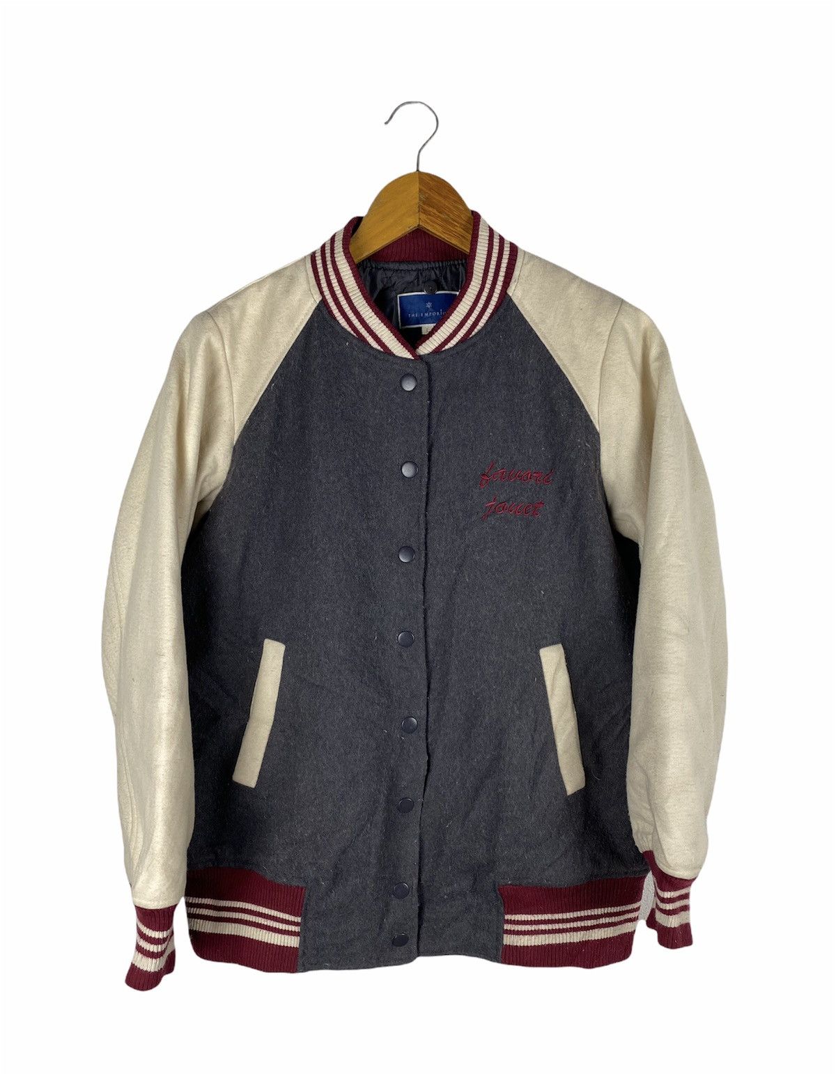 Other THE EMPORIUM VARSITY JACKET WOOL FABRIC Size US M / EU 48-50 / 2 - 1 Thumbnail