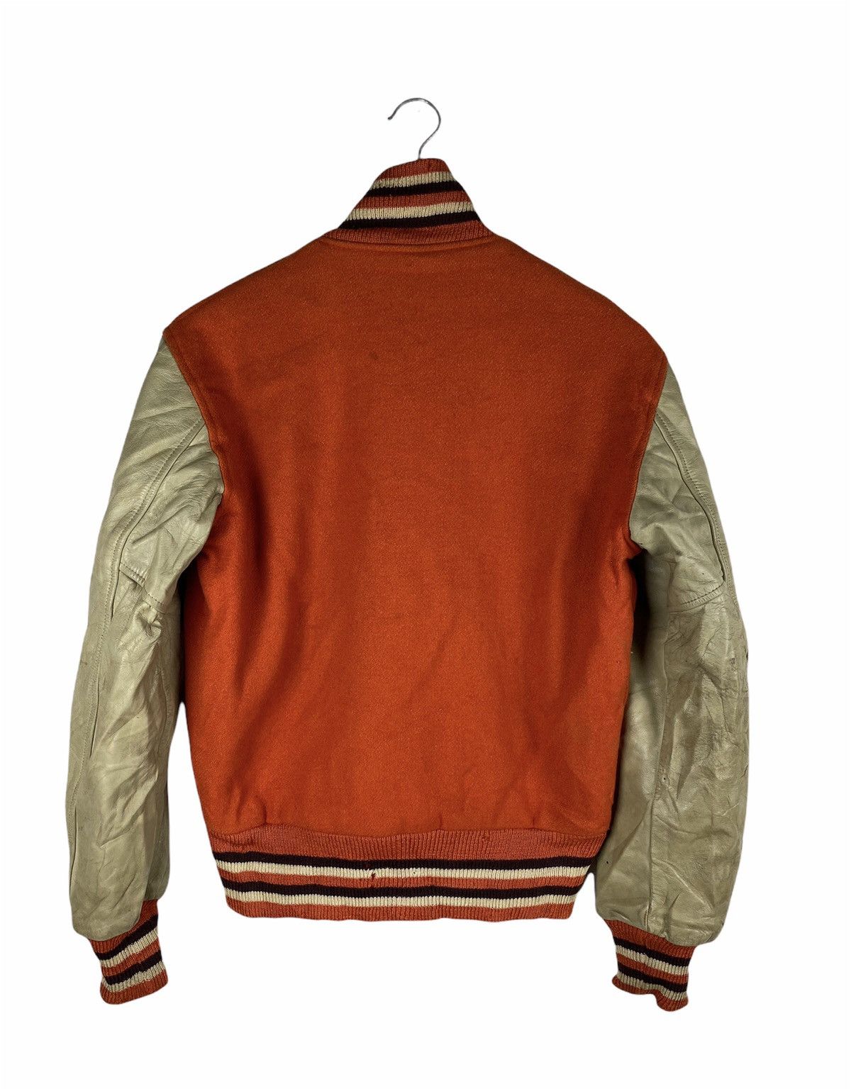 Other VINTAGE 80S VARSITY BASEBALL JACKET LEATHER SLEEVE Size US M / EU 48-50 / 2 - 2 Thumbnail