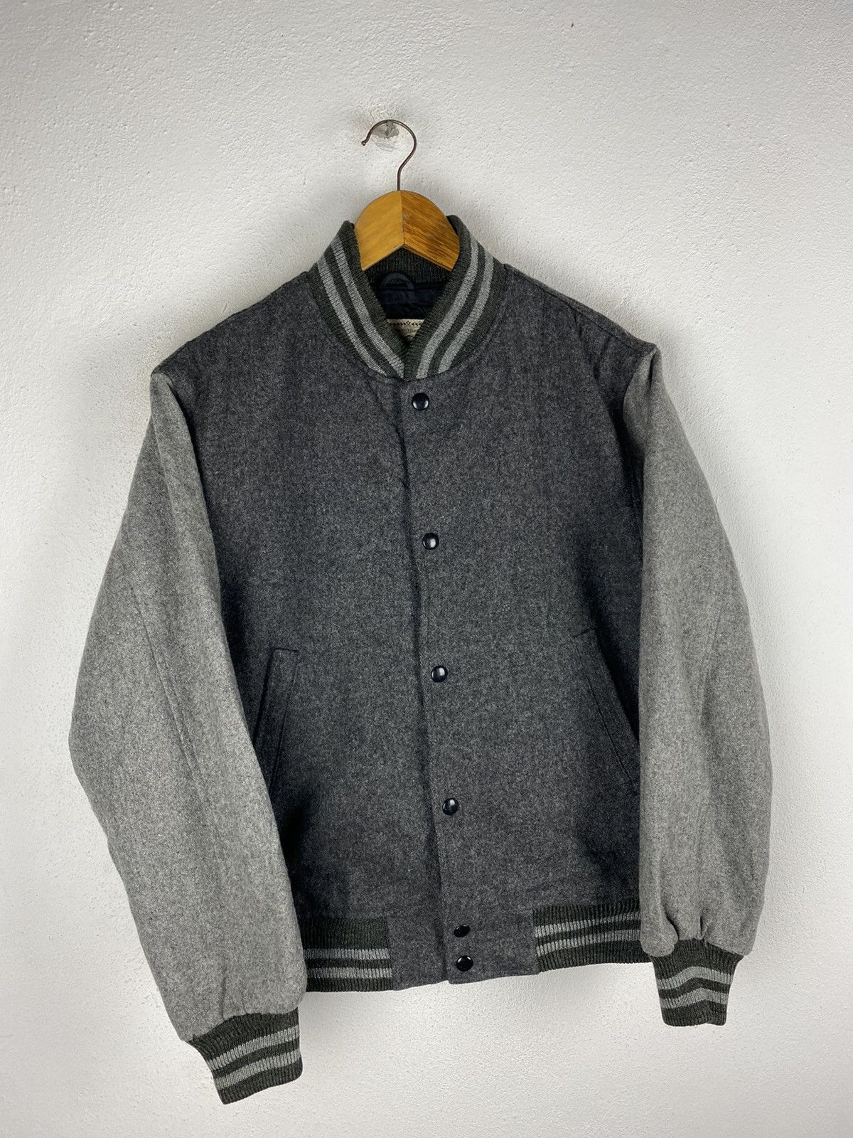 Vintage GQ-FORD VARSITY JACKET WOOL FABRIC Size US L / EU 52-54 / 3 - 3 Thumbnail