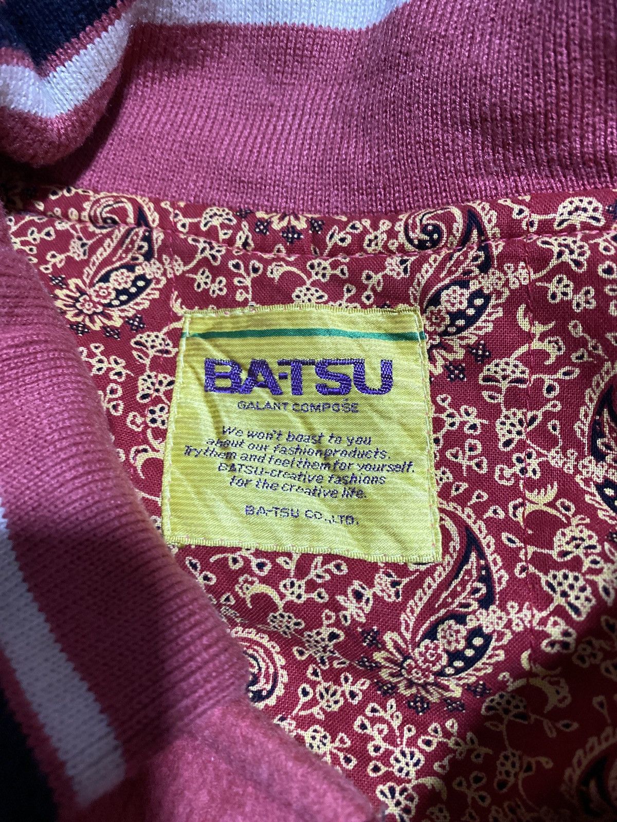 Other MEN-BATSU VARSITY JACKET WOOL FABRIC Size US L / EU 52-54 / 3 - 11 Thumbnail