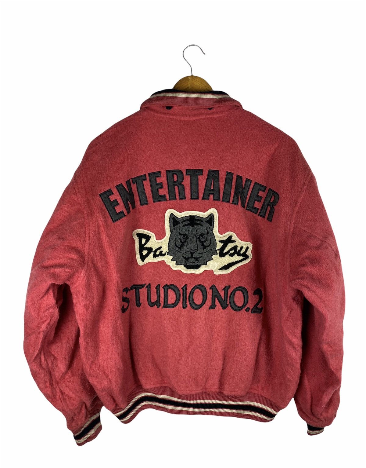 Other MEN-BATSU VARSITY JACKET WOOL FABRIC Size US L / EU 52-54 / 3 - 1 Thumbnail