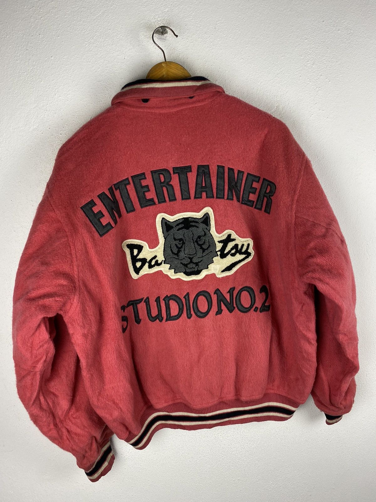 Other MEN-BATSU VARSITY JACKET WOOL FABRIC Size US L / EU 52-54 / 3 - 5 Thumbnail