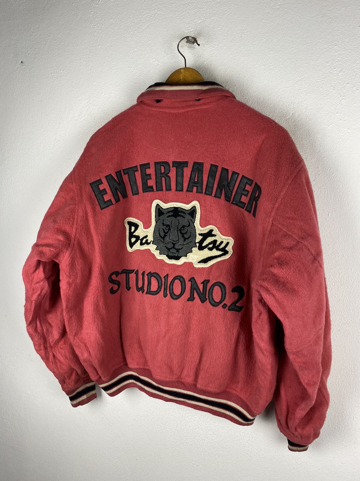 Other MEN-BATSU VARSITY JACKET WOOL FABRIC Size US L / EU 52-54 / 3 - 4 Thumbnail