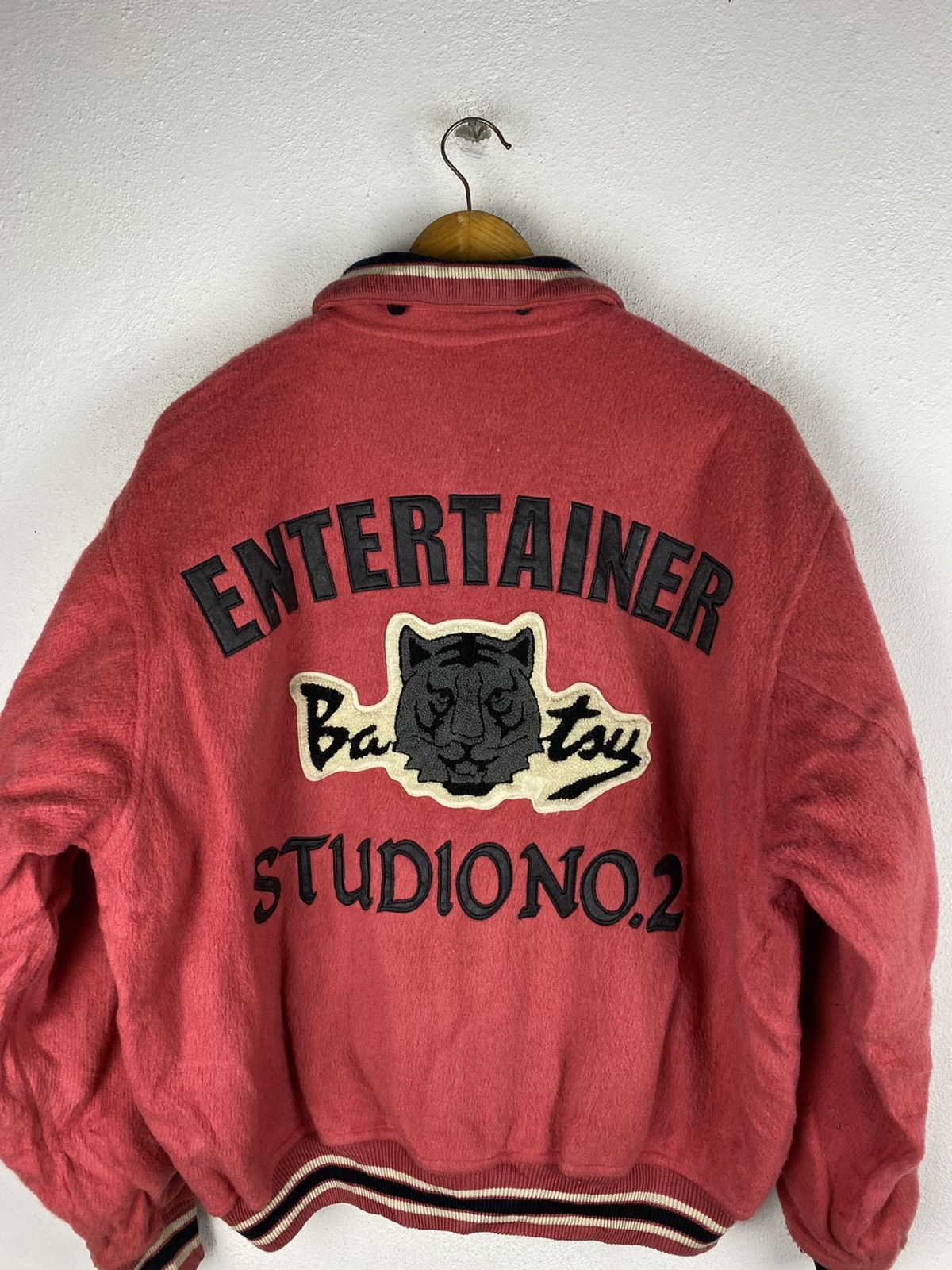 Other MEN-BATSU VARSITY JACKET WOOL FABRIC Size US L / EU 52-54 / 3 - 6 Thumbnail