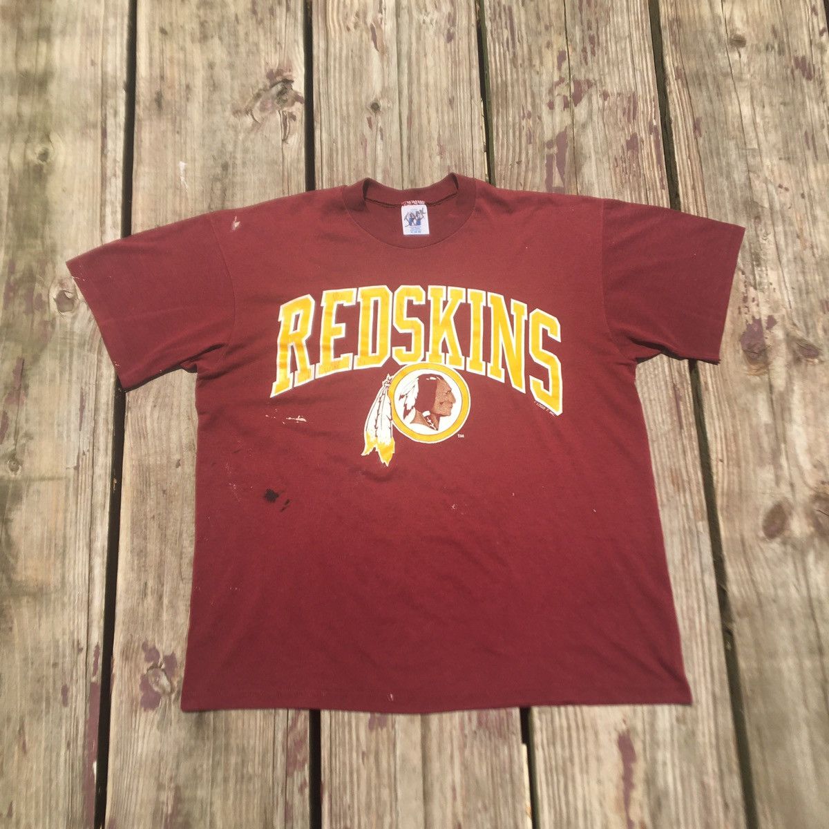 Logo 7 × NFL × Vintage Vintage 80s redskins logo 7 t shirt | Grailed