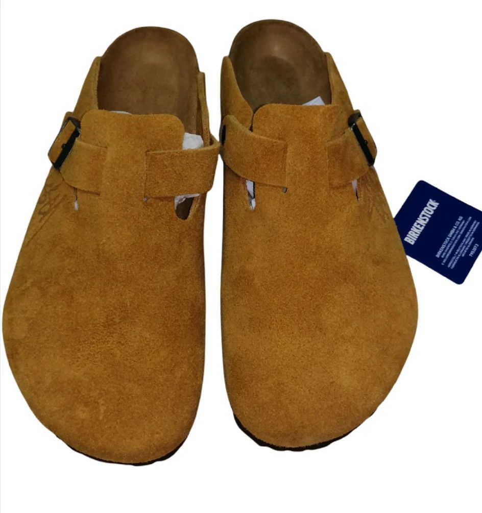 Stussy Birkenstocks Boston Clog Caramel - Main Image