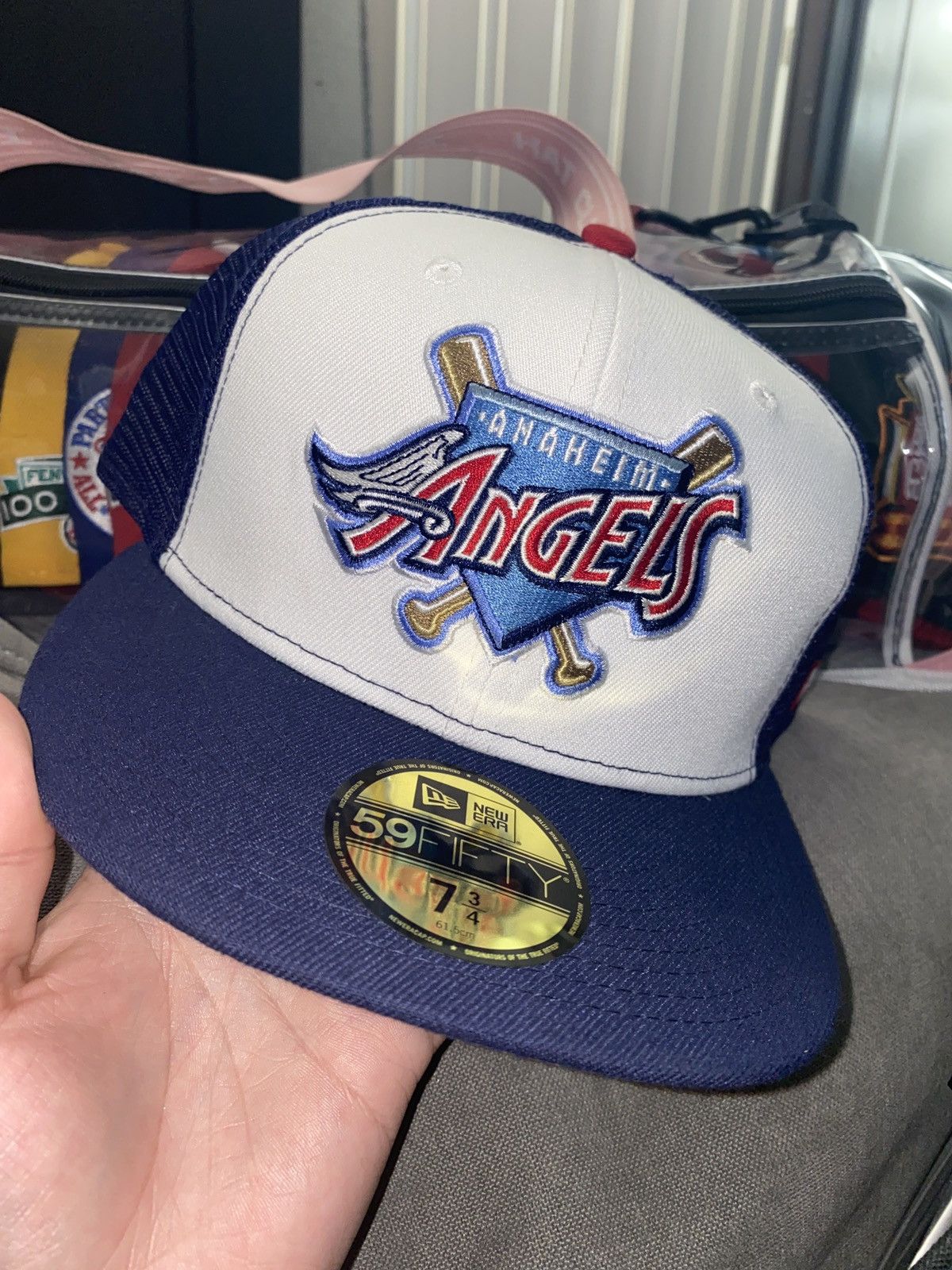 7 1/2 Infrared UV New Era Exclusive Los Angeles Angels store 40th Anniversary