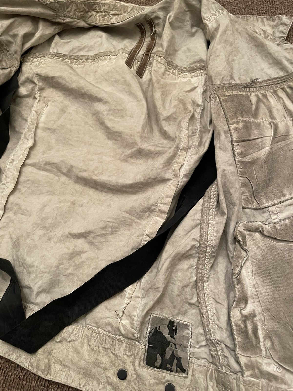 Rick Owens Rick Owens Drkshdw Nylon Hybrid Jacket Size US S / EU 44-46 / 1 - 7 Thumbnail