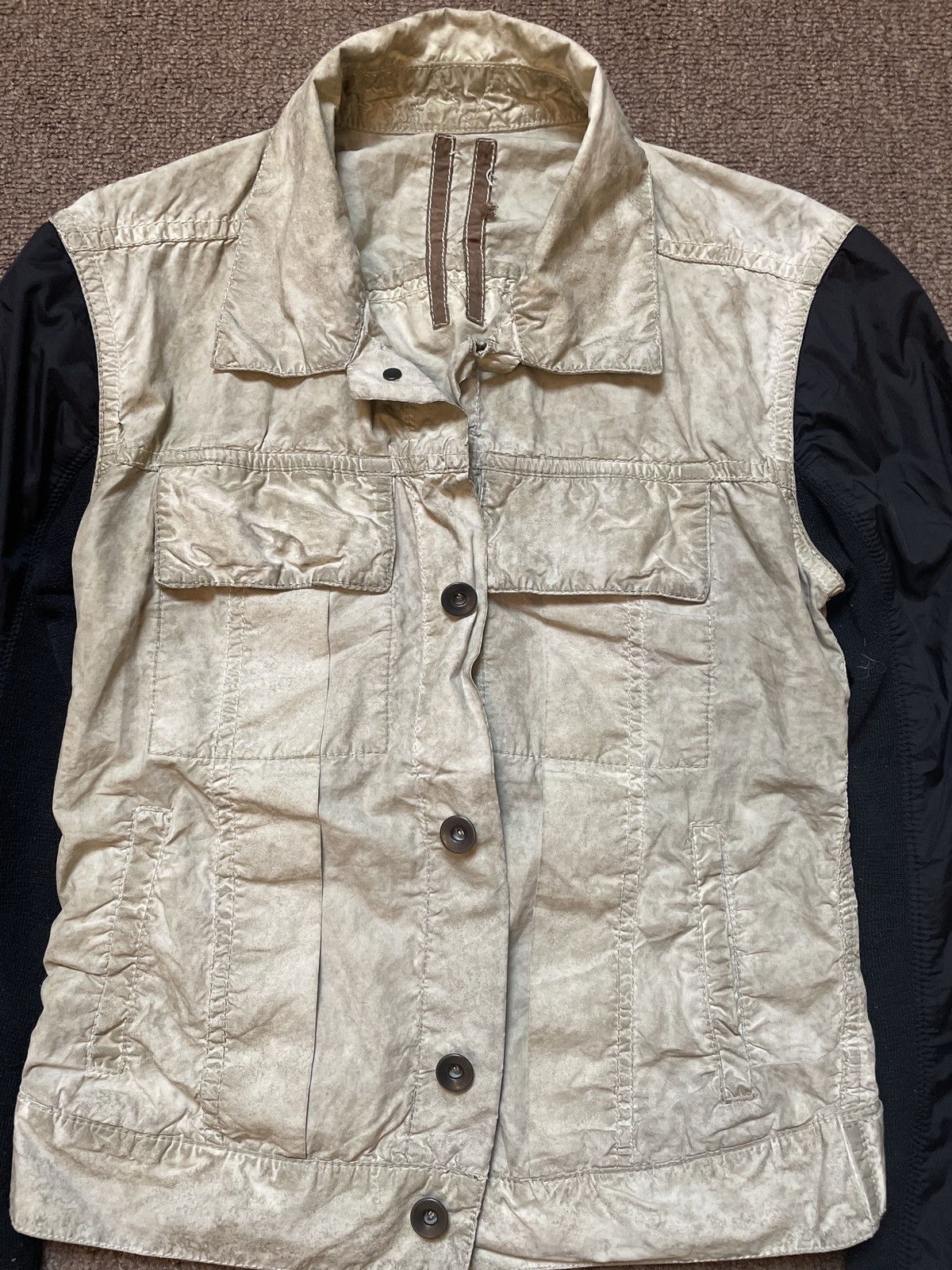 Rick Owens Rick Owens Drkshdw Nylon Hybrid Jacket Size US S / EU 44-46 / 1 - 11 Thumbnail
