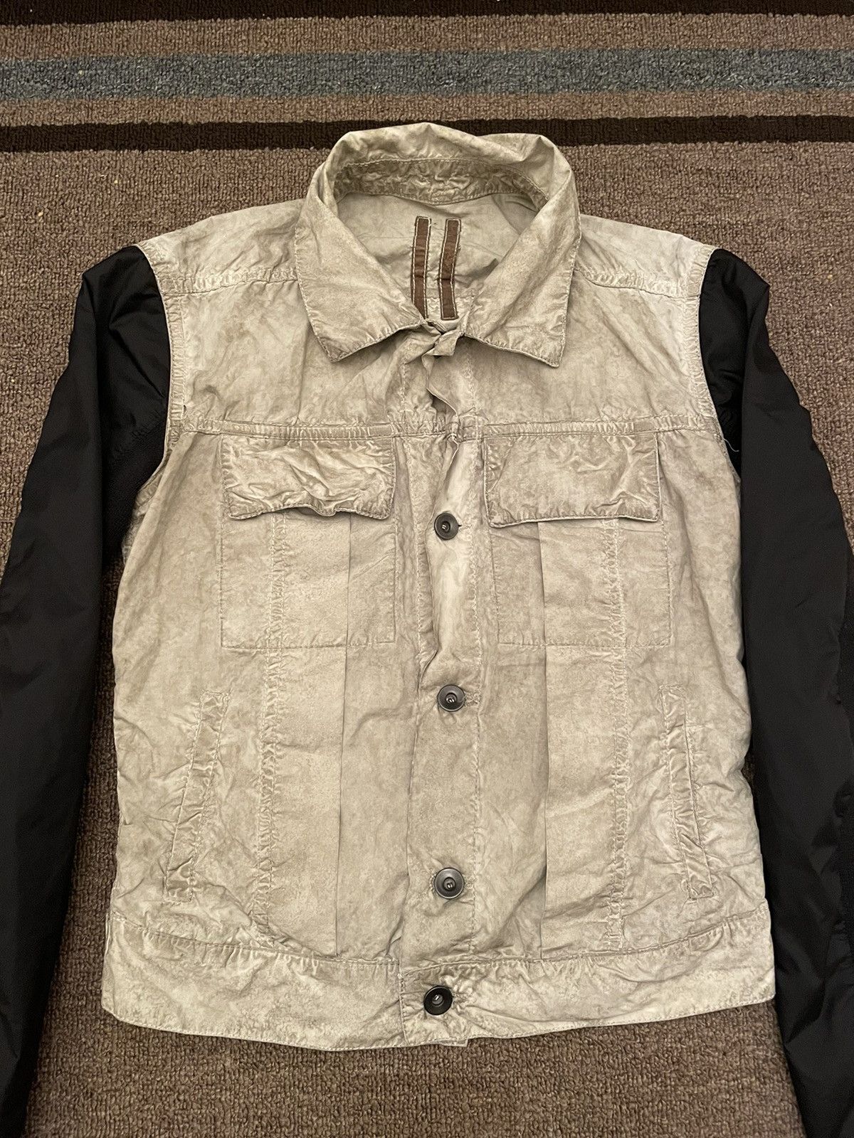 Rick Owens Rick Owens Drkshdw Nylon Hybrid Jacket Size US S / EU 44-46 / 1 - 5 Thumbnail