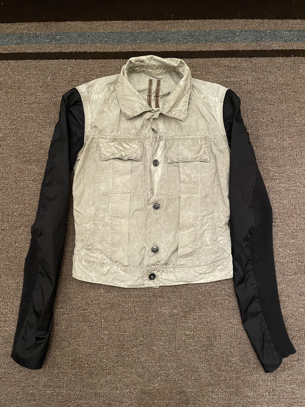 Rick Owens Rick Owens Drkshdw Nylon Hybrid Jacket Size US S / EU 44-46 / 1 - 4 Thumbnail