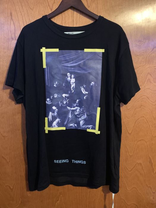 Off white best sale caravaggio tee