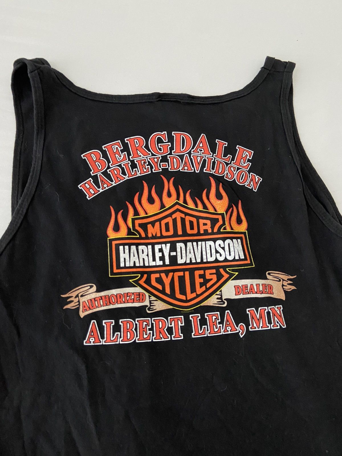 Vintage Vintage Harley Davidson Bergdale Graphics Tank Top | Grailed