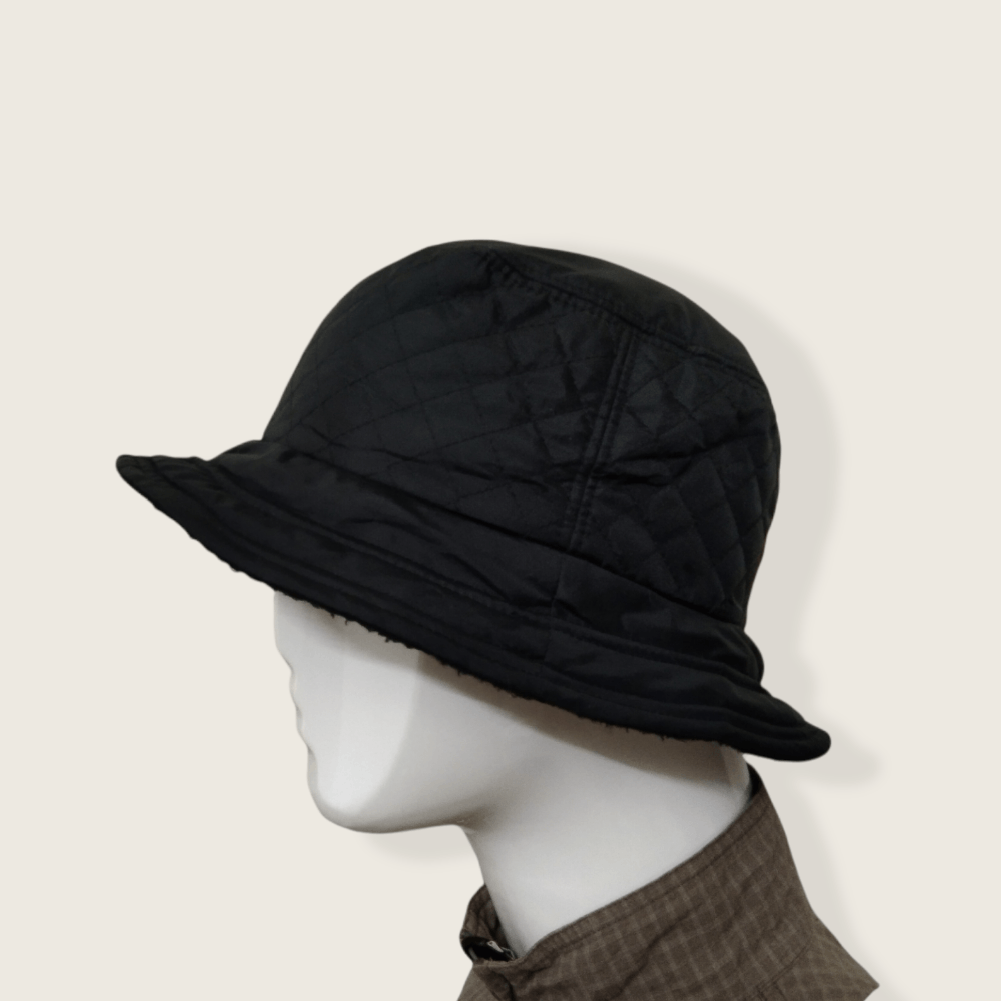 Japanese Brand VINTAGE JAPAN NYLON/FLEECE BUCKET HAT Size ONE SIZE - 4 Thumbnail