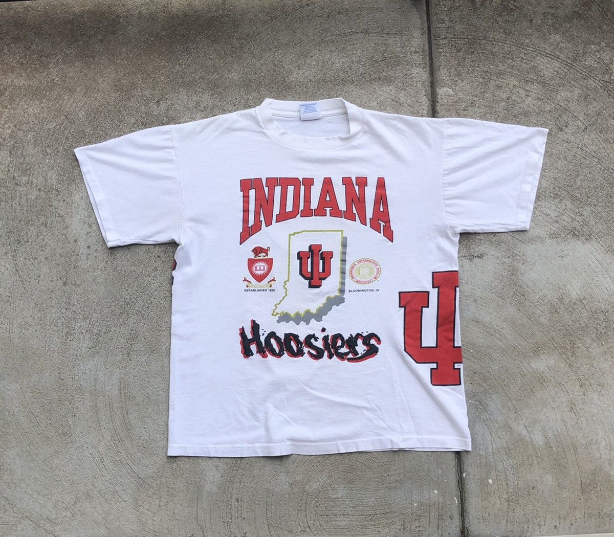 Vintage Indiana University Simply the Best AOP T-shirt 90s
