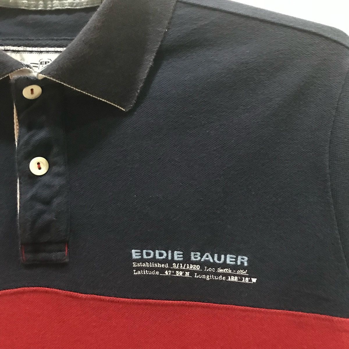Eddie Bauer × Japanese Brand × Vintage Eddie Bauer Polos Size M Fits L Size US L / EU 52-54 / 3 - 3 Thumbnail