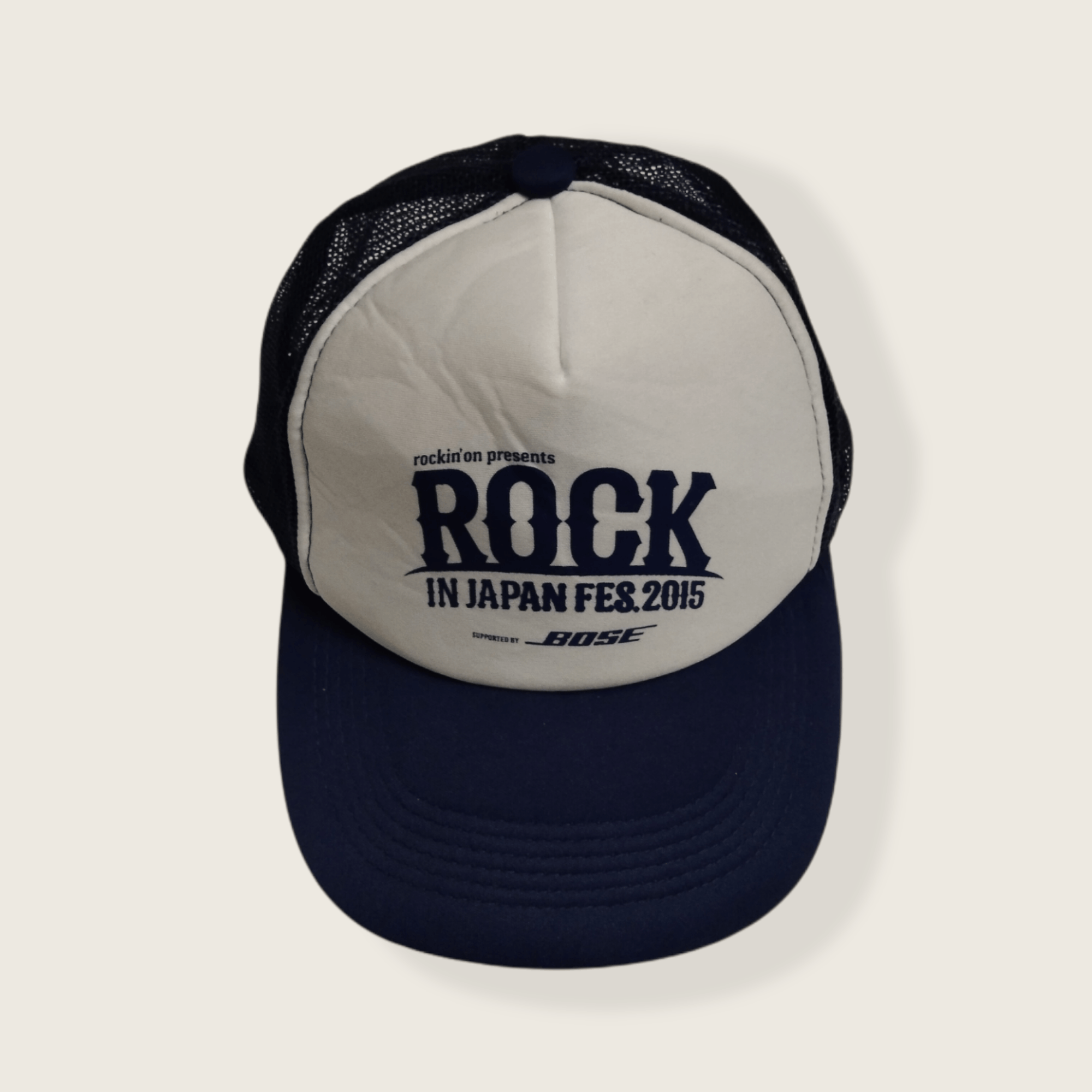 Japanese Brand RARE LIMITED EDITION ROCK IN JAPAN 2015 TRUCKER SNAPBACK Size ONE SIZE - 11 Thumbnail