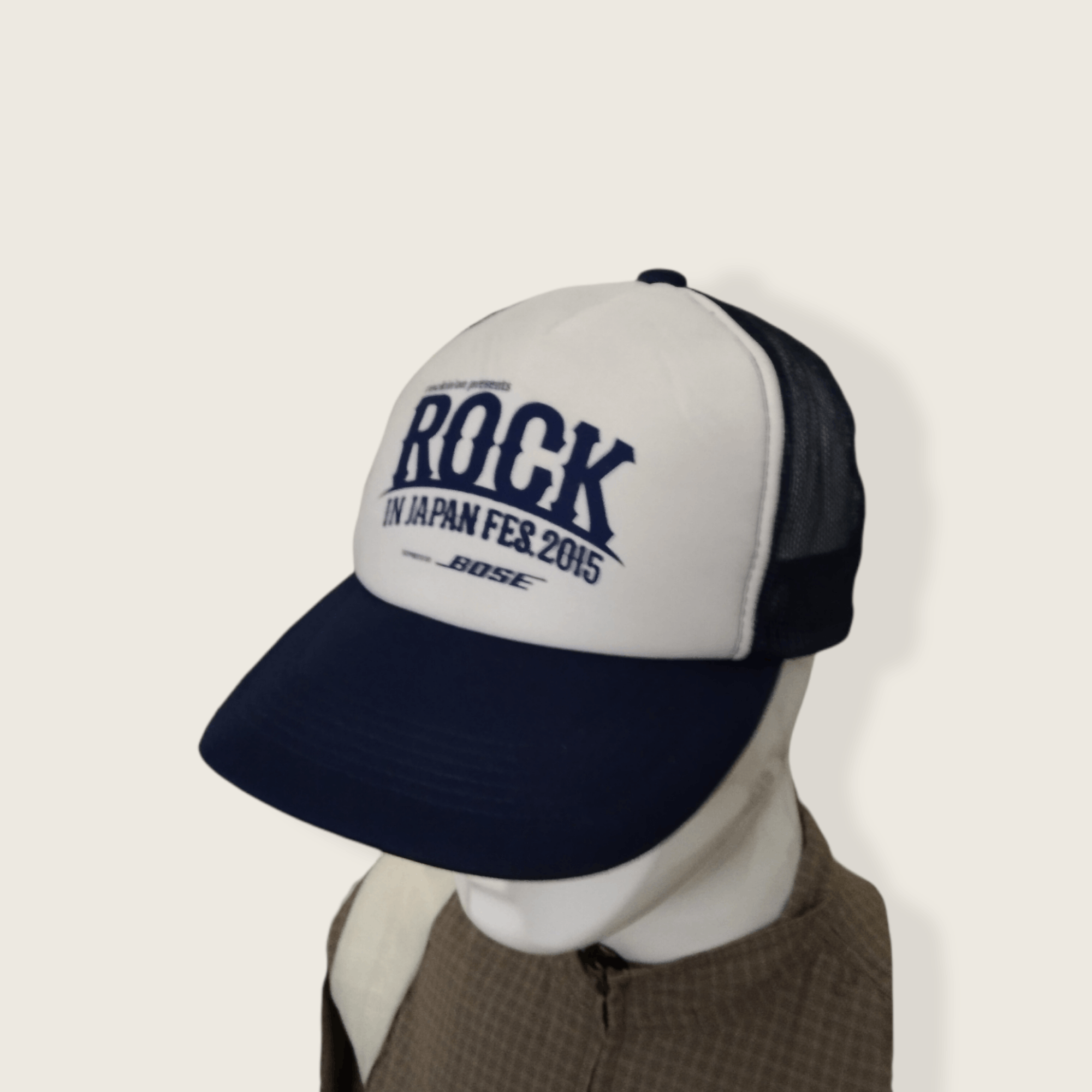 Japanese Brand RARE LIMITED EDITION ROCK IN JAPAN 2015 TRUCKER SNAPBACK Size ONE SIZE - 8 Thumbnail