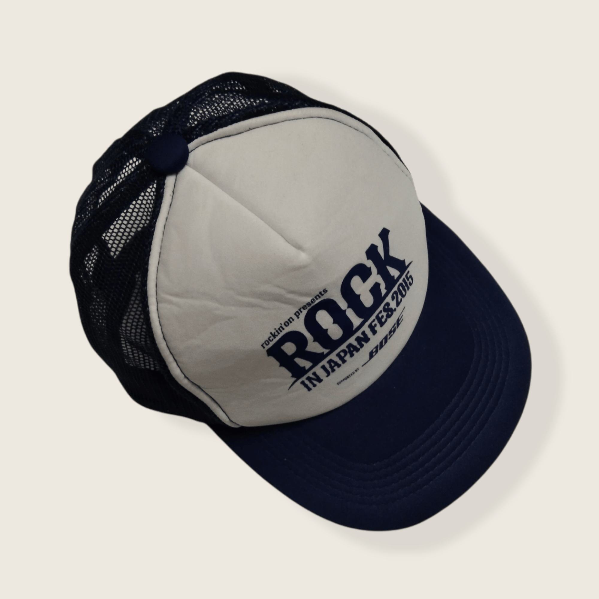 Japanese Brand RARE LIMITED EDITION ROCK IN JAPAN 2015 TRUCKER SNAPBACK Size ONE SIZE - 10 Thumbnail
