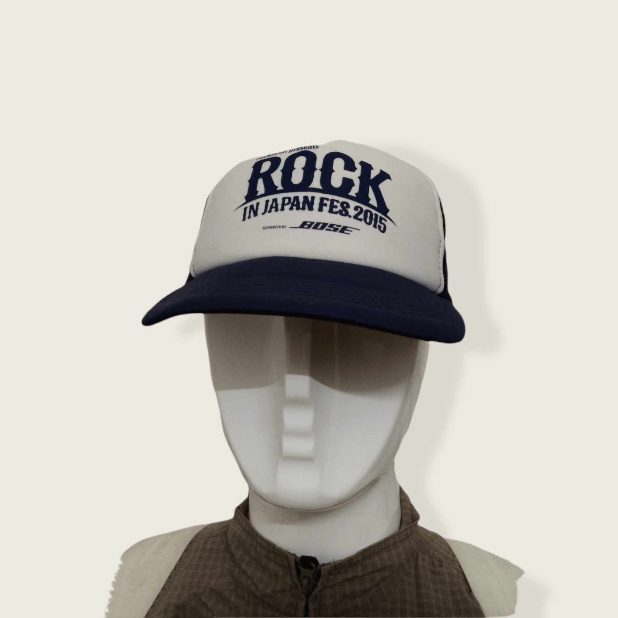 Japanese Brand RARE LIMITED EDITION ROCK IN JAPAN 2015 TRUCKER SNAPBACK Size ONE SIZE - 6 Thumbnail