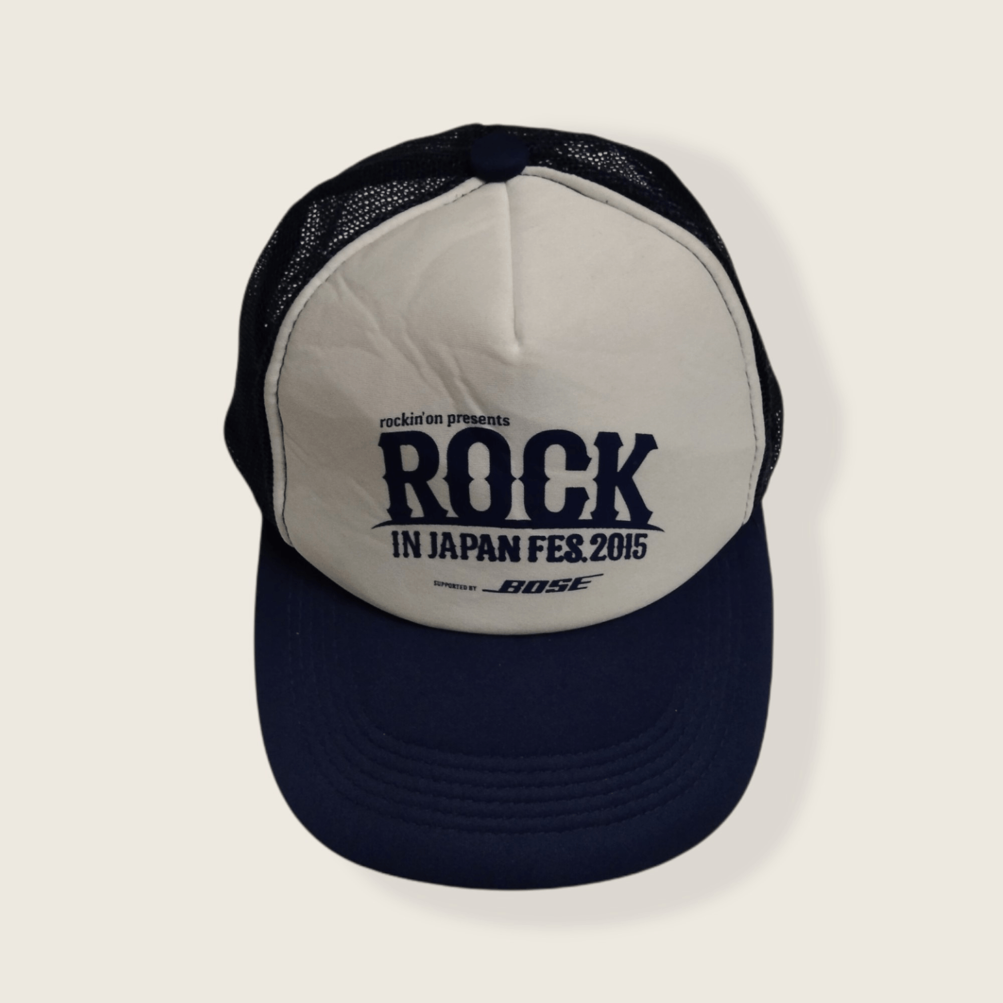 Japanese Brand RARE LIMITED EDITION ROCK IN JAPAN 2015 TRUCKER SNAPBACK Size ONE SIZE - 2 Thumbnail
