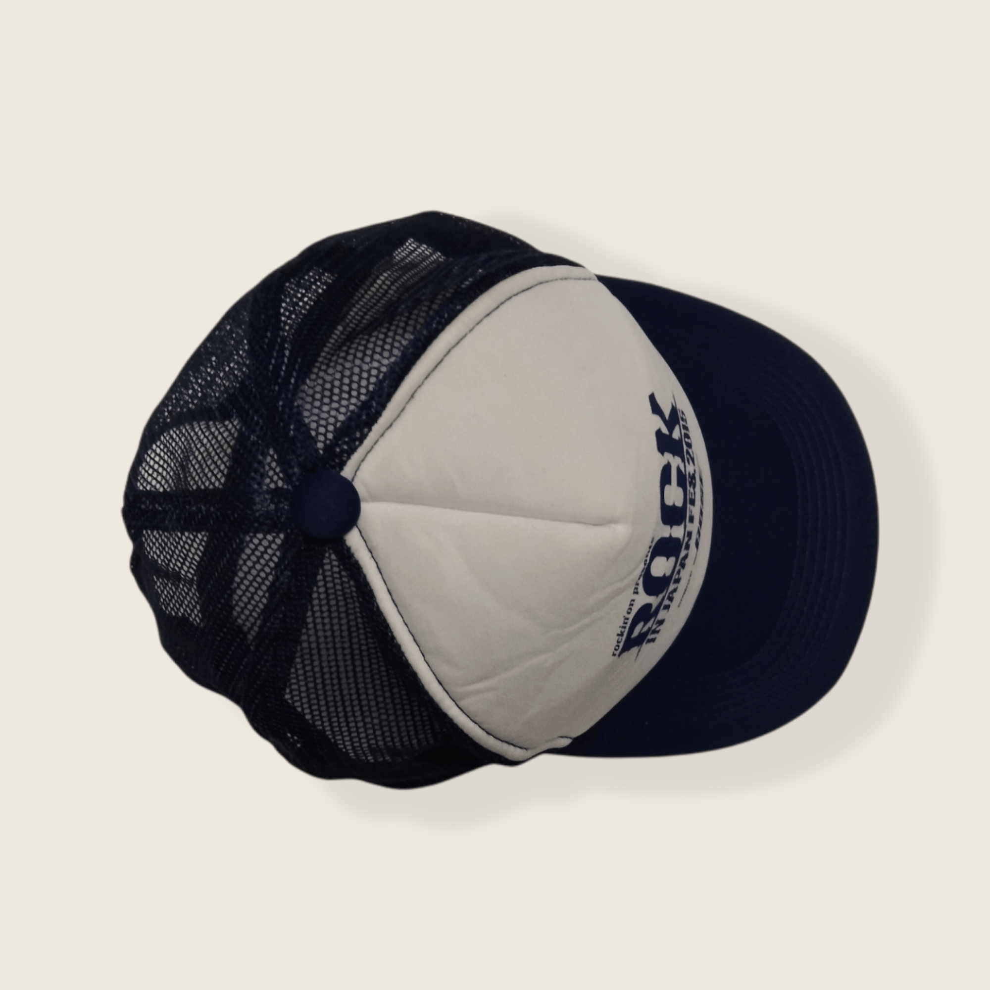 Japanese Brand RARE LIMITED EDITION ROCK IN JAPAN 2015 TRUCKER SNAPBACK Size ONE SIZE - 12 Thumbnail