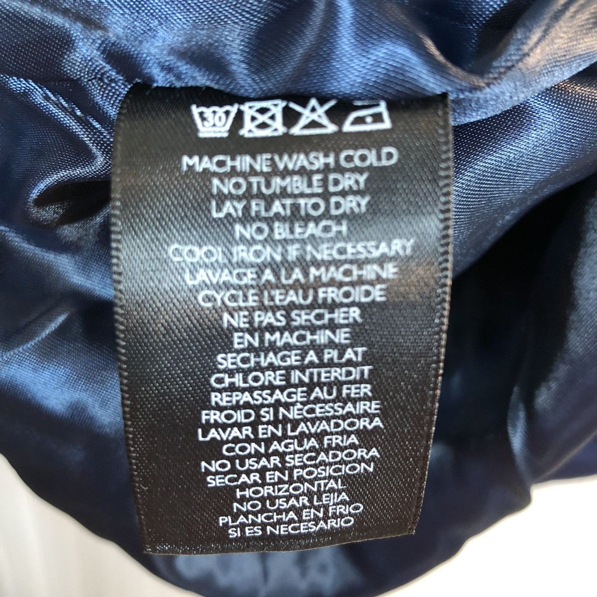 Slate & Stone Slate & Stone Navy Raglan Baseball Jacket Size US M / EU 48-50 / 2 - 14 Thumbnail