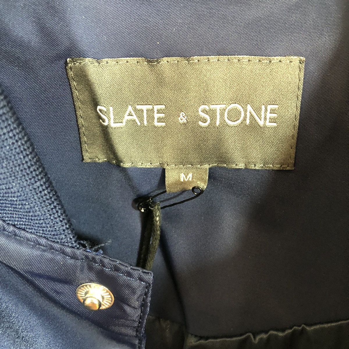 Slate & Stone Slate & Stone Navy Raglan Baseball Jacket Size US M / EU 48-50 / 2 - 11 Thumbnail