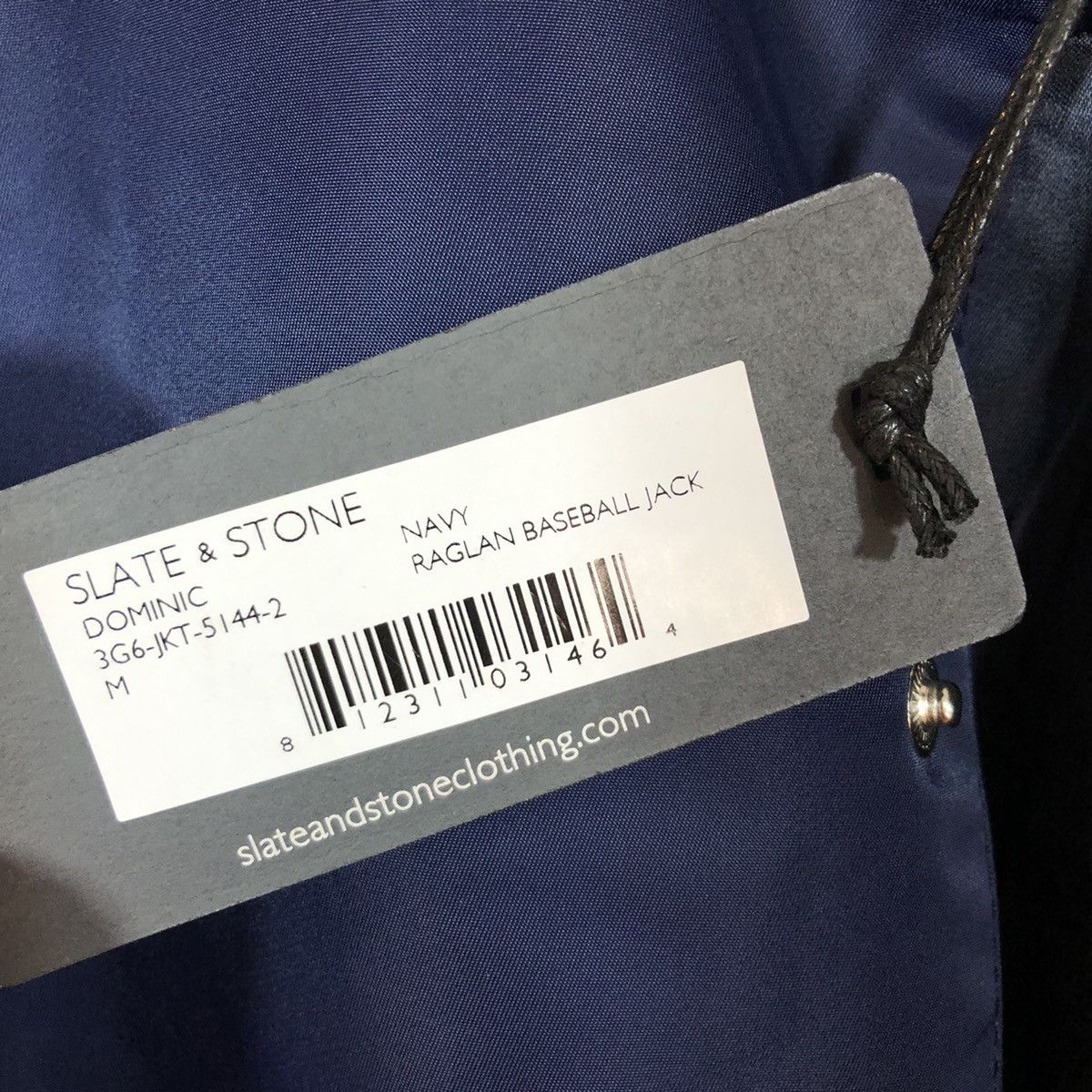 Slate & Stone Slate & Stone Navy Raglan Baseball Jacket Size US M / EU 48-50 / 2 - 12 Thumbnail