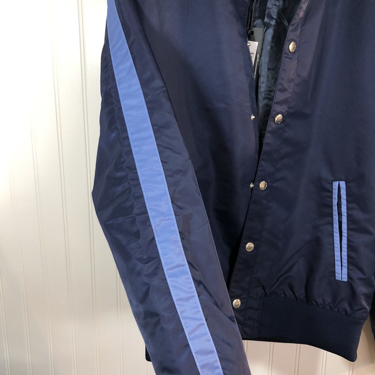 Slate & Stone Slate & Stone Navy Raglan Baseball Jacket Size US M / EU 48-50 / 2 - 10 Thumbnail