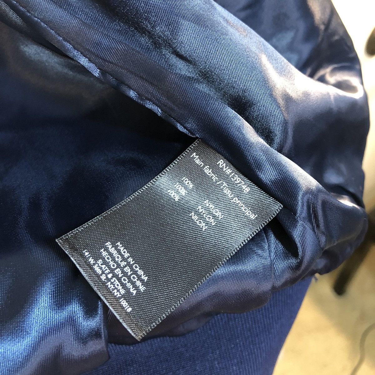 Slate & Stone Slate & Stone Navy Raglan Baseball Jacket Size US M / EU 48-50 / 2 - 13 Thumbnail
