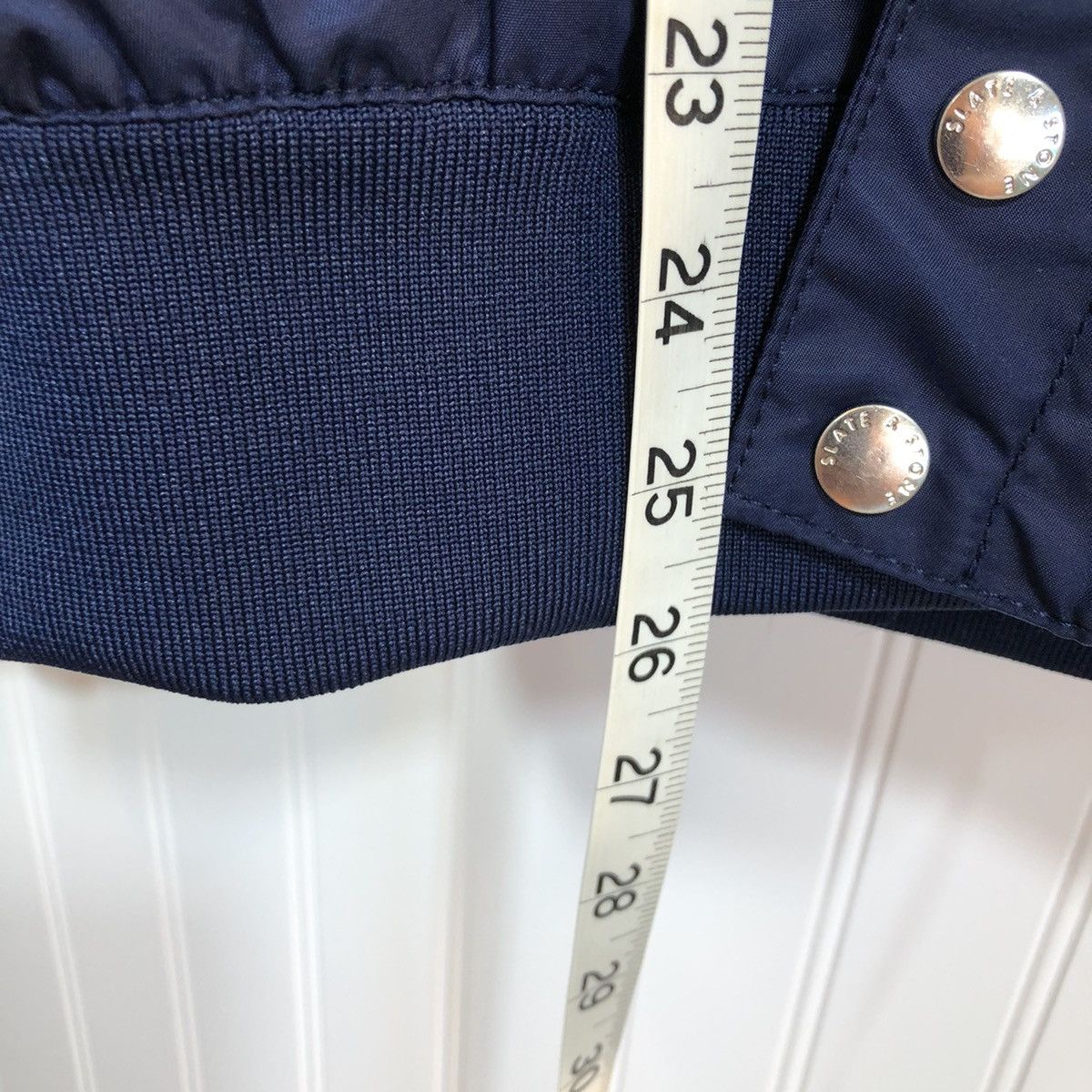 Slate & Stone Slate & Stone Navy Raglan Baseball Jacket Size US M / EU 48-50 / 2 - 16 Thumbnail