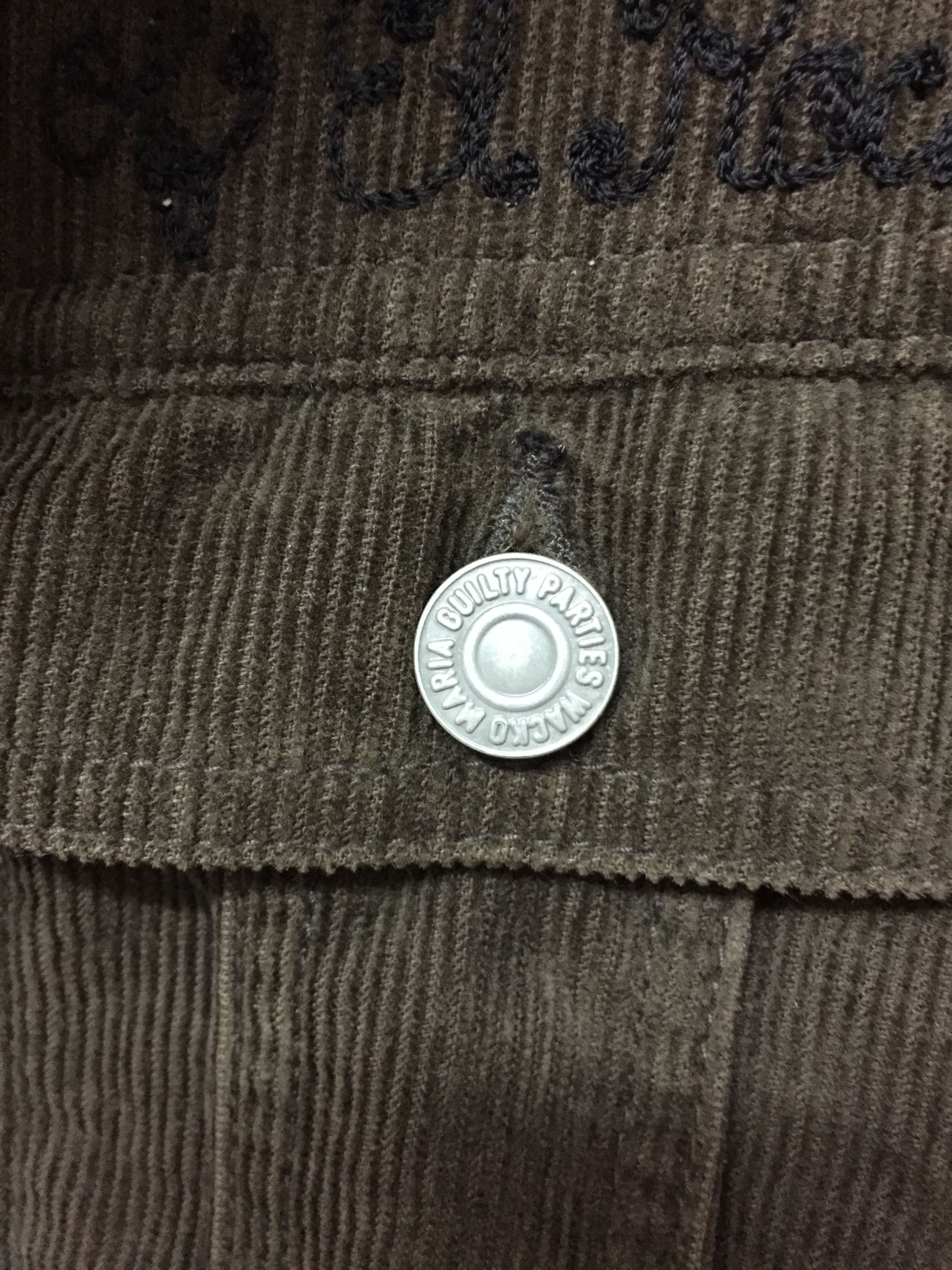 Wacko Maria Corduroy Sherpa Lined Chain stitch Trucker Jacket Size US S / EU 44-46 / 1 - 9 Thumbnail