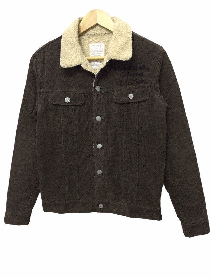 Wacko Maria Corduroy Sherpa Lined Chain stitch Trucker Jacket Size US S / EU 44-46 / 1 - 6 Thumbnail