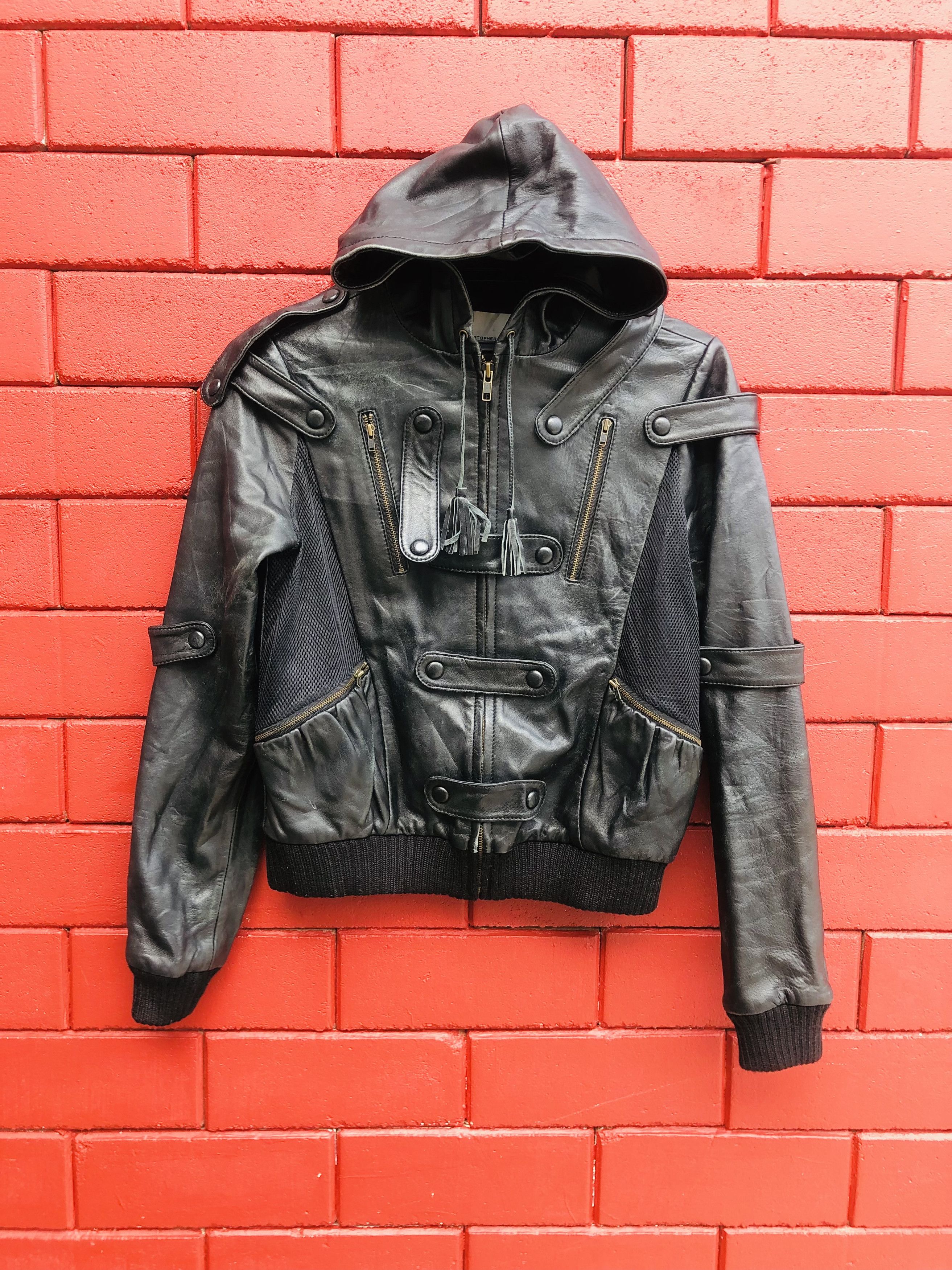 Christopher Kane × Vintage Vintage Christopher Kane Leather Travis Scott Fashion Size US S / EU 44-46 / 1 - 1 Thumbnail