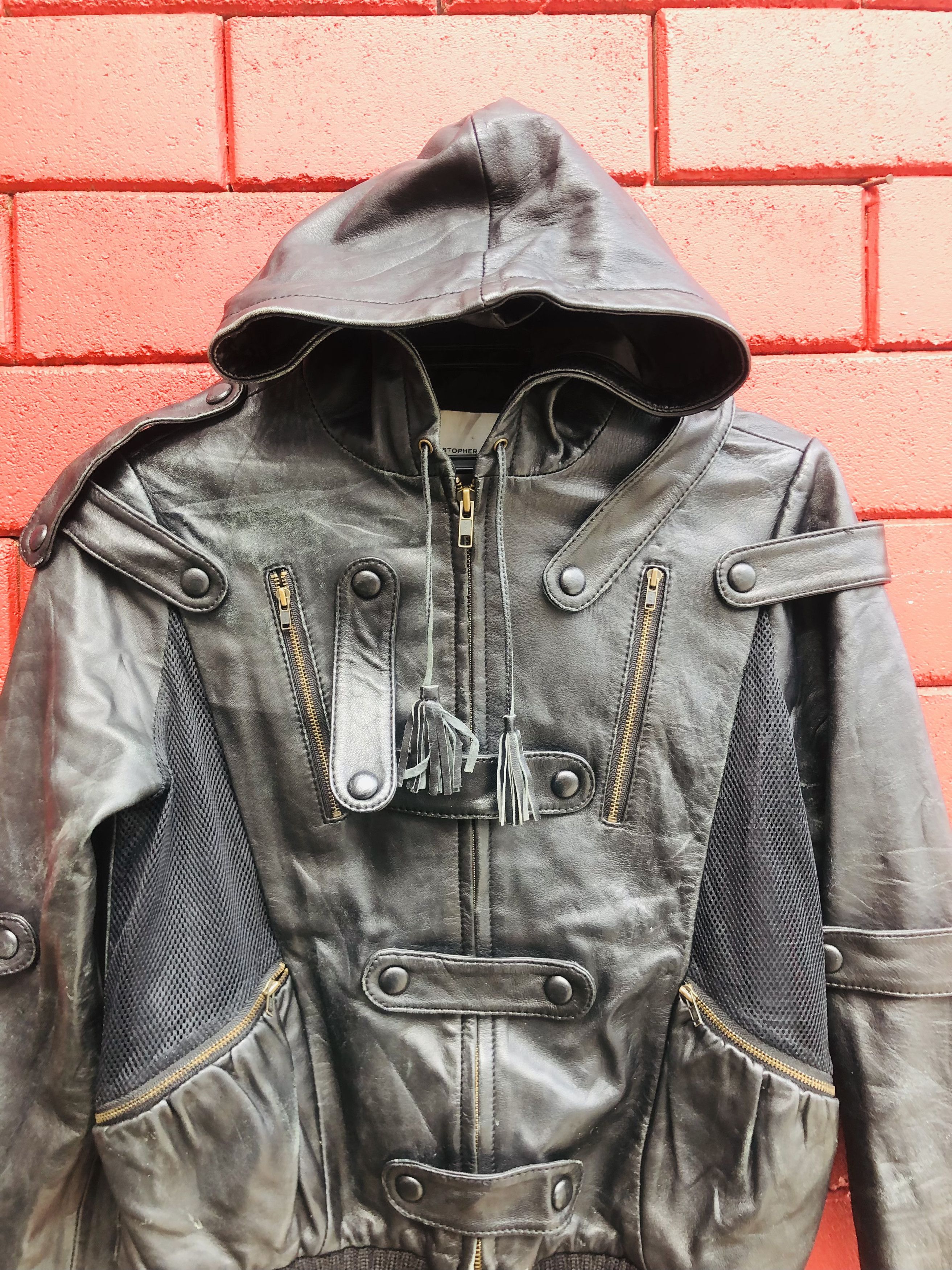 Christopher Kane × Vintage Vintage Christopher Kane Leather Travis Scott Fashion Size US S / EU 44-46 / 1 - 4 Thumbnail