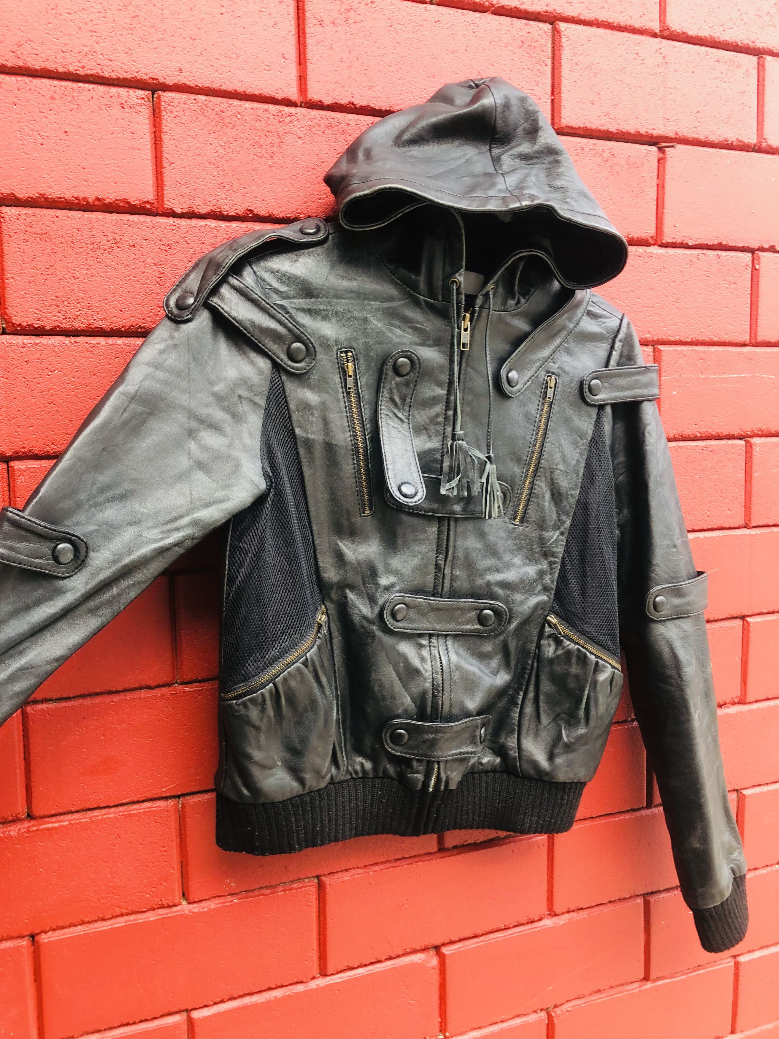 Christopher Kane × Vintage Vintage Christopher Kane Leather Travis Scott Fashion Size US S / EU 44-46 / 1 - 3 Thumbnail
