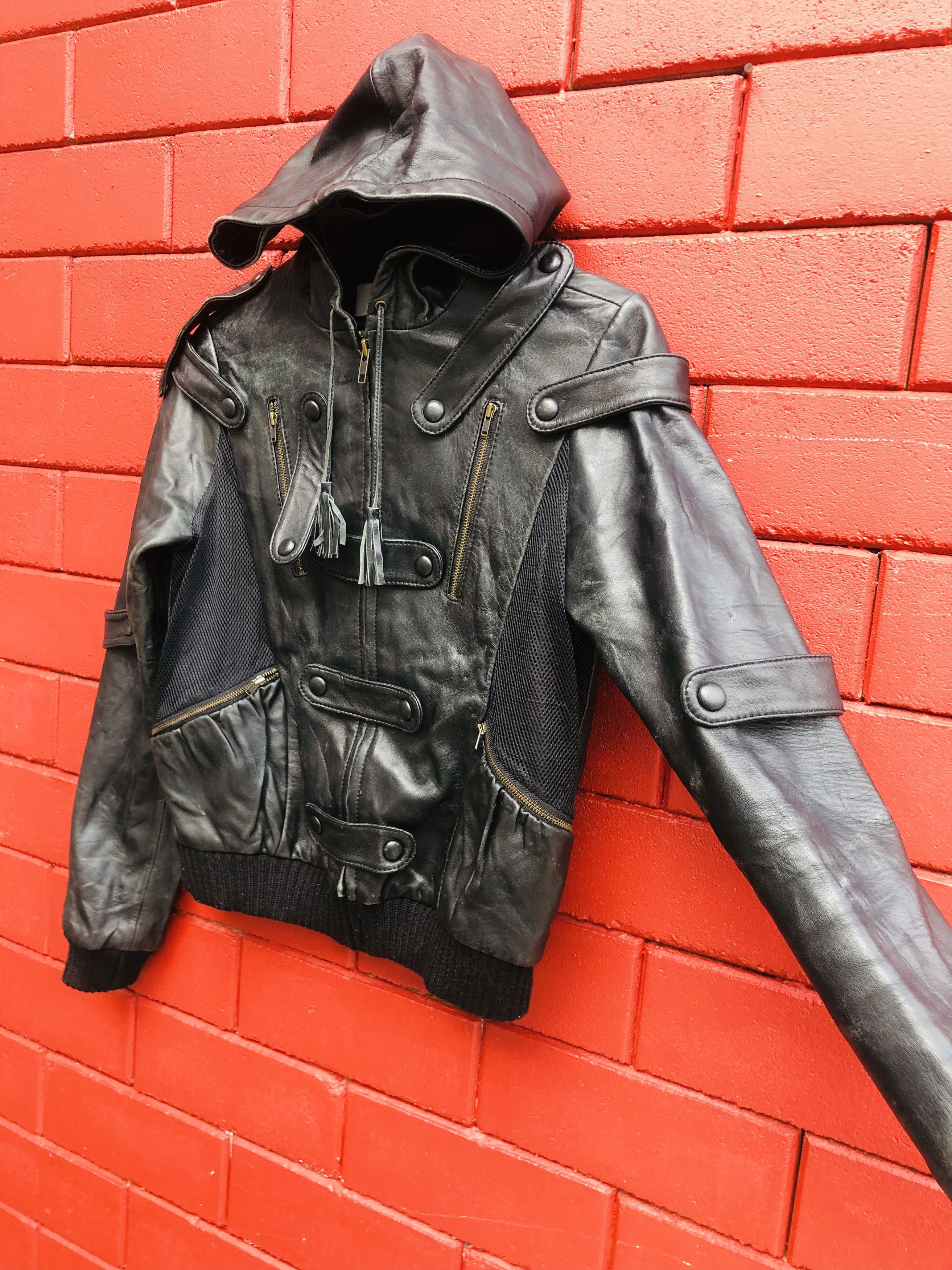 Christopher Kane × Vintage Vintage Christopher Kane Leather Travis Scott Fashion Size US S / EU 44-46 / 1 - 5 Thumbnail